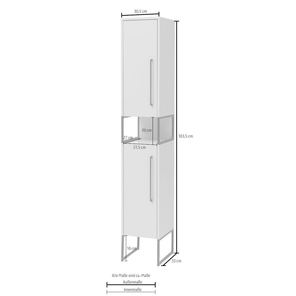 Schildmeyer Hochschrank »Limone«