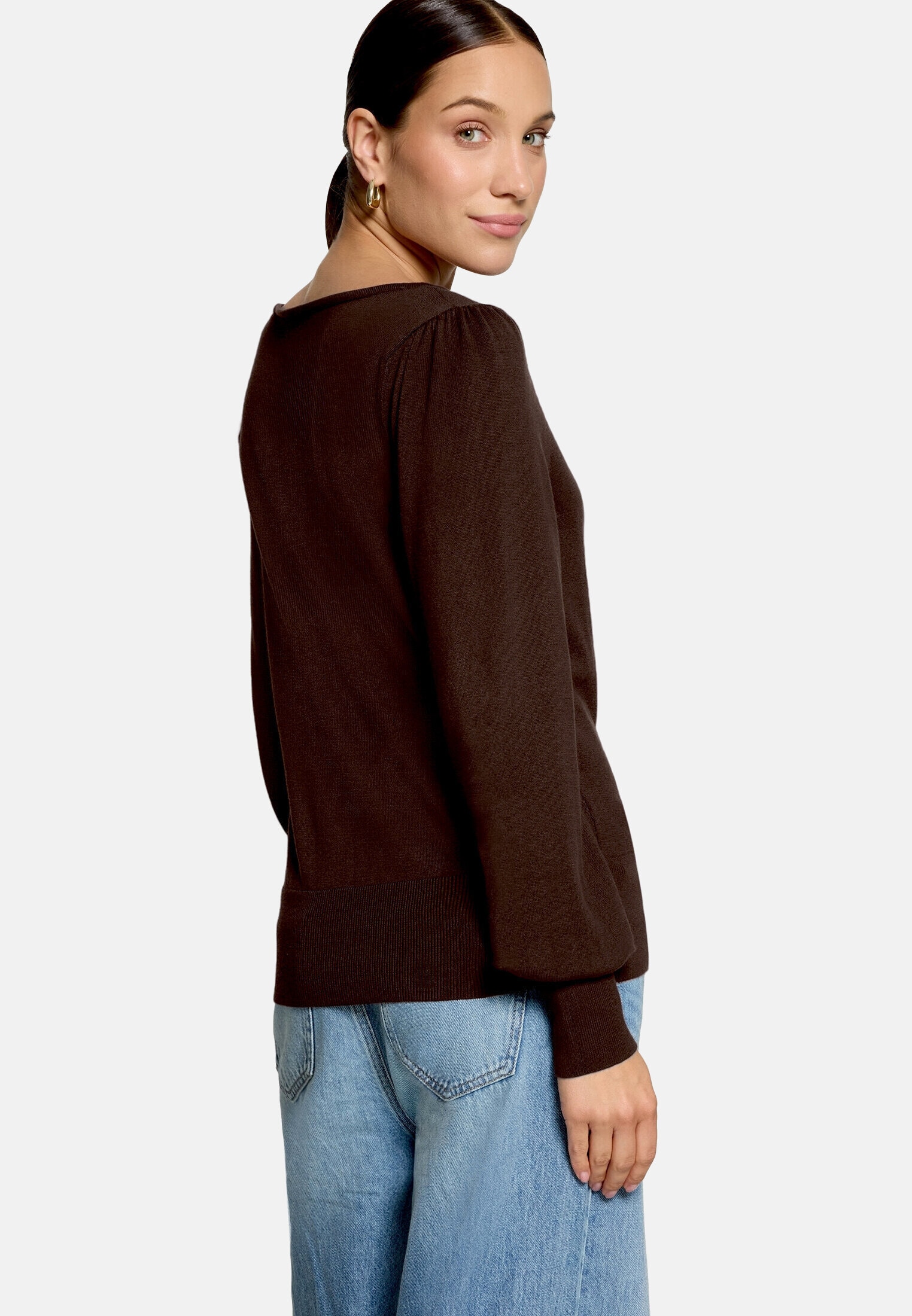 Zero Strickpullover »Damen langarm« 1 Stk. Struktur