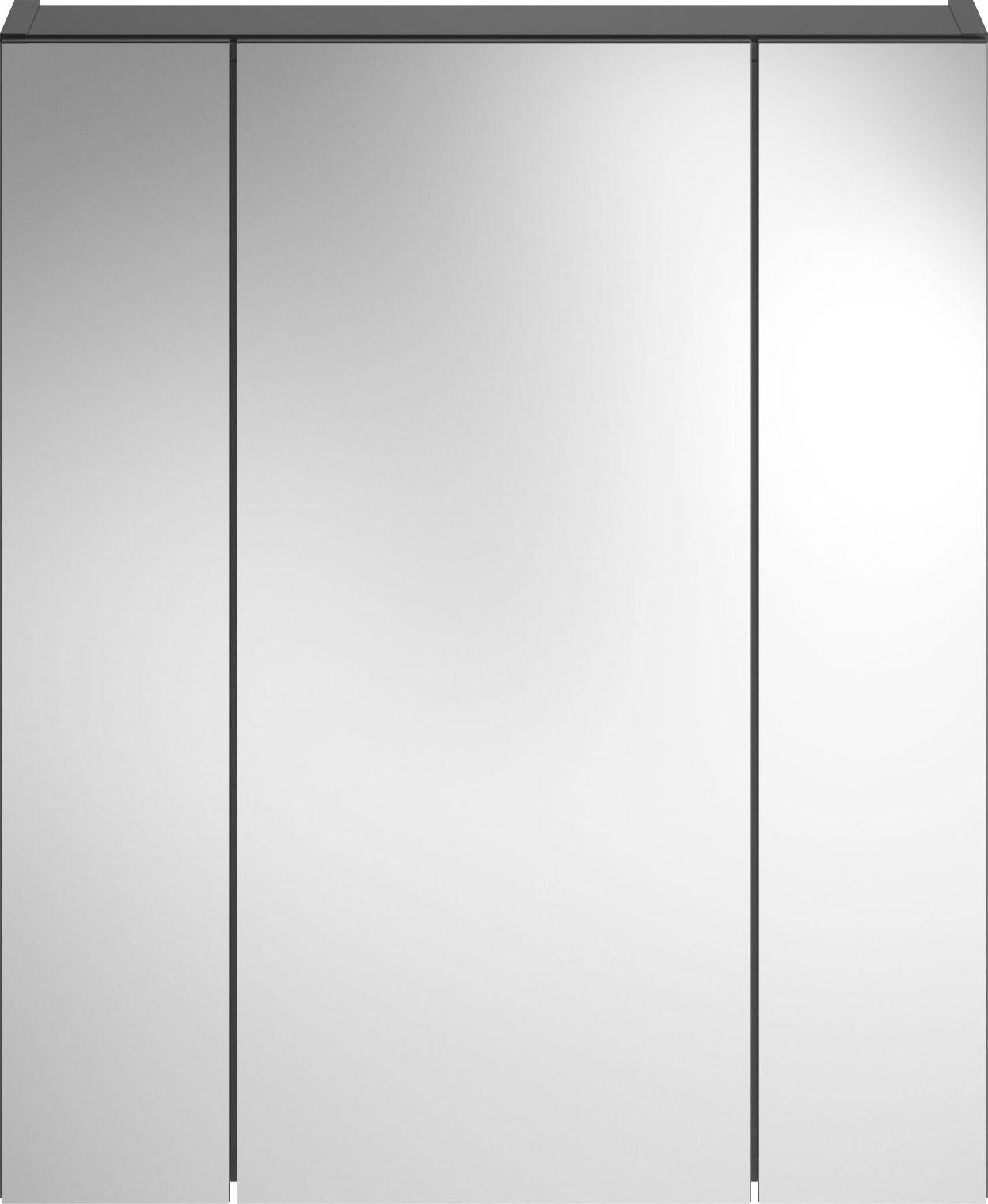 INOSIGN Spiegelschrank "Malmö, Breite 60 cm, 3 Spiegeltüren, 9 Fächer, 6 Ei günstig online kaufen