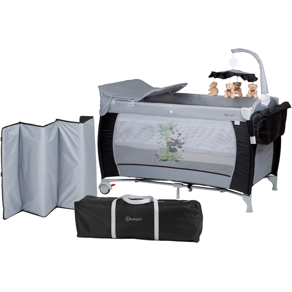 BabyGo Baby-Reisebett »Sleeper Deluxe, black«