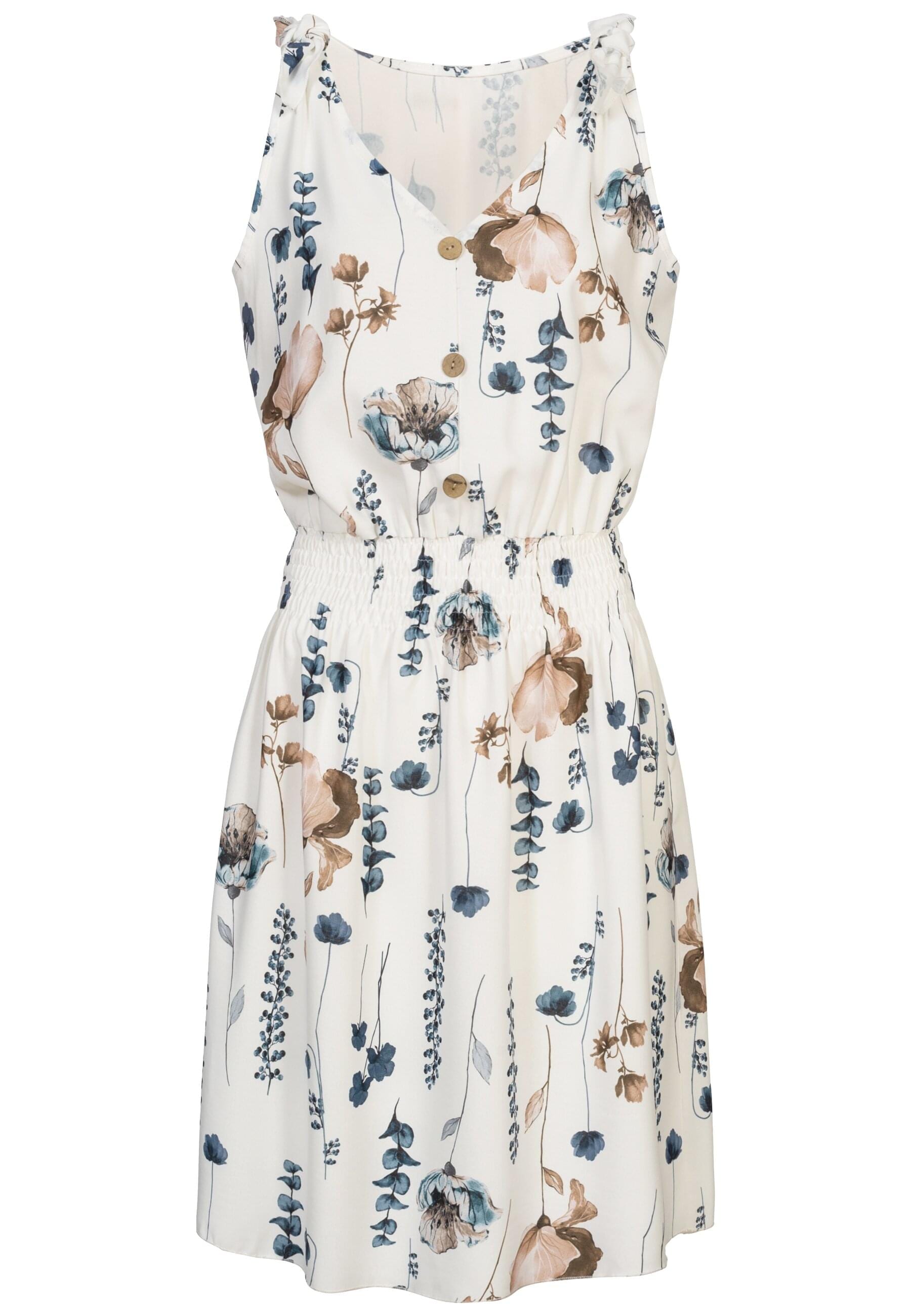 CLOUD 5IVE Shirtkleid "CLOUD 5IVE Dress with buttons and knot details flora günstig online kaufen
