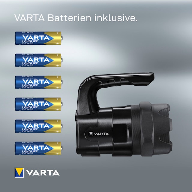 VARTA Watt eloxiertes LED«, BAUR St.), 6 Gehäuse Friday wasser- Pro Taschenlampe Aluminium BL20 staubdicht, Black (7 stoßabsorbierend, »Indestructible und |