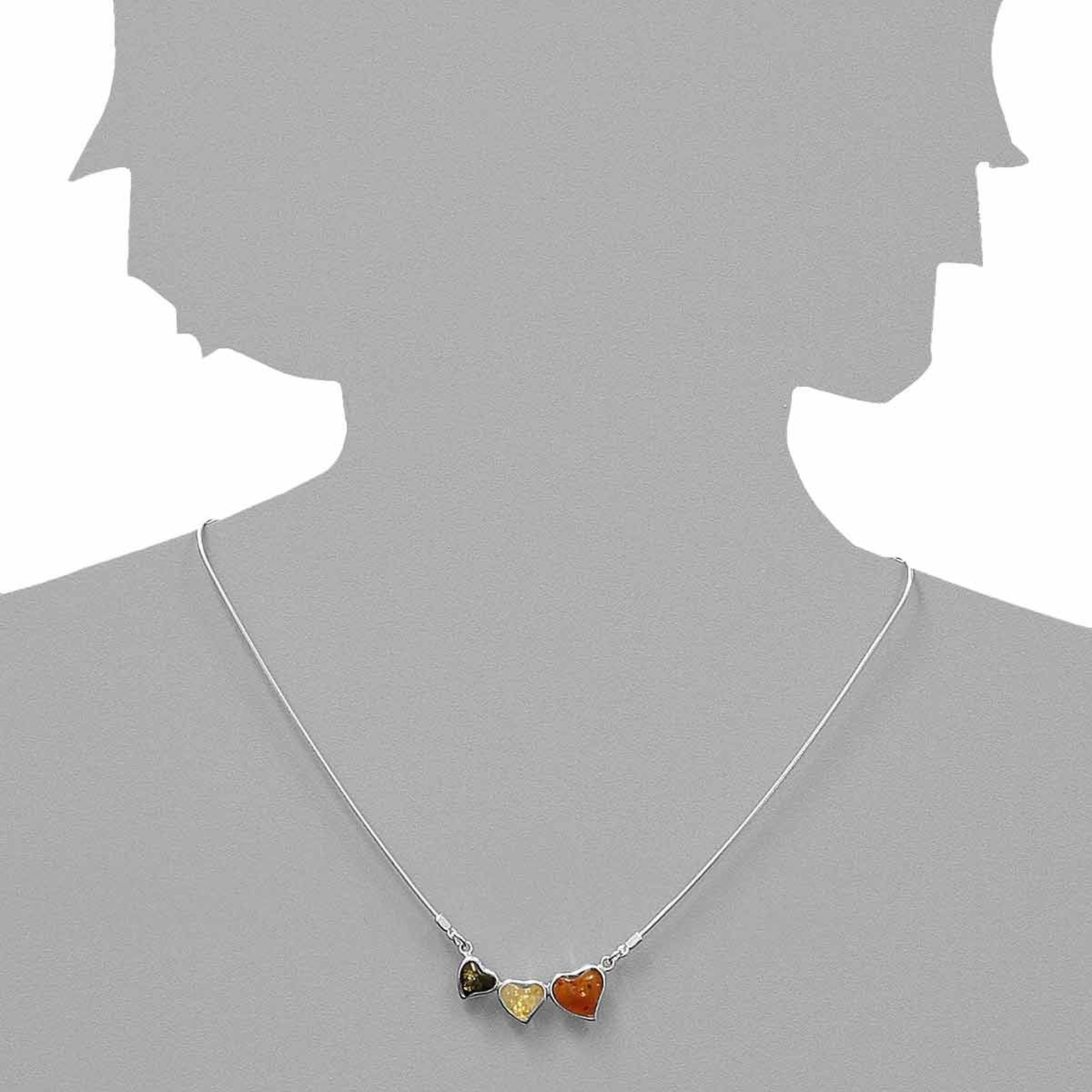 OSTSEE-SCHMUCK Collier »Ostsee-Schmuck Collier Herz Collier Herz«, (1 tlg.)