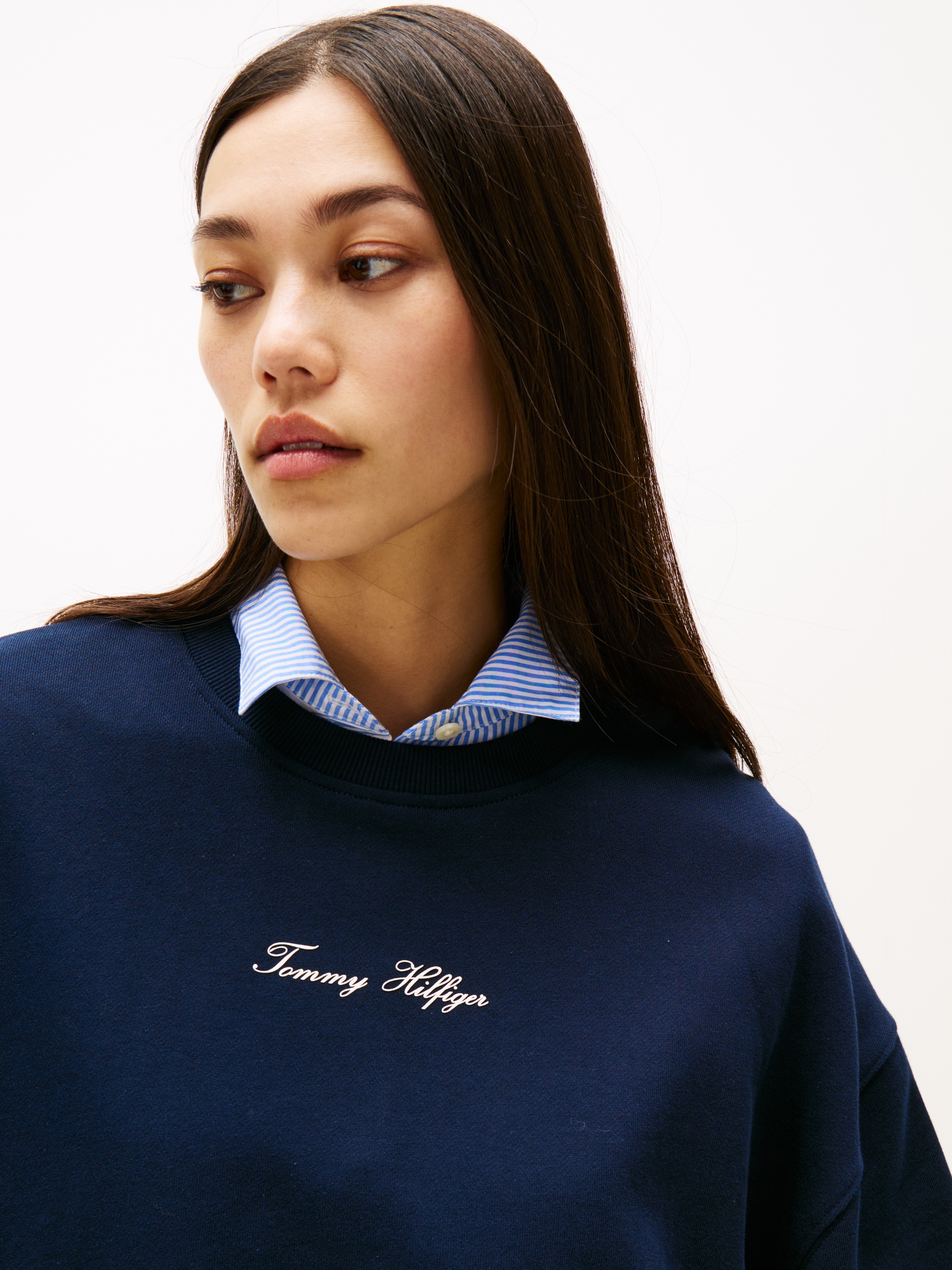 Tommy Hilfiger Sweatshirt »CLASSIC SCRIPT TERRY SWEATSHIRT«