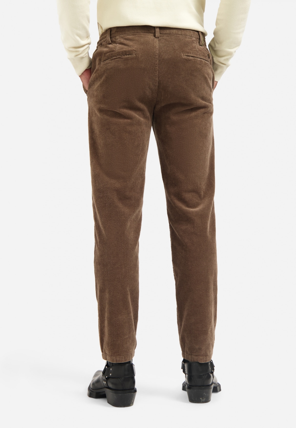 NO EXCESS Chinohose »No Excess Gerippte Cordhose Pants Chino Stretch Corduroy«