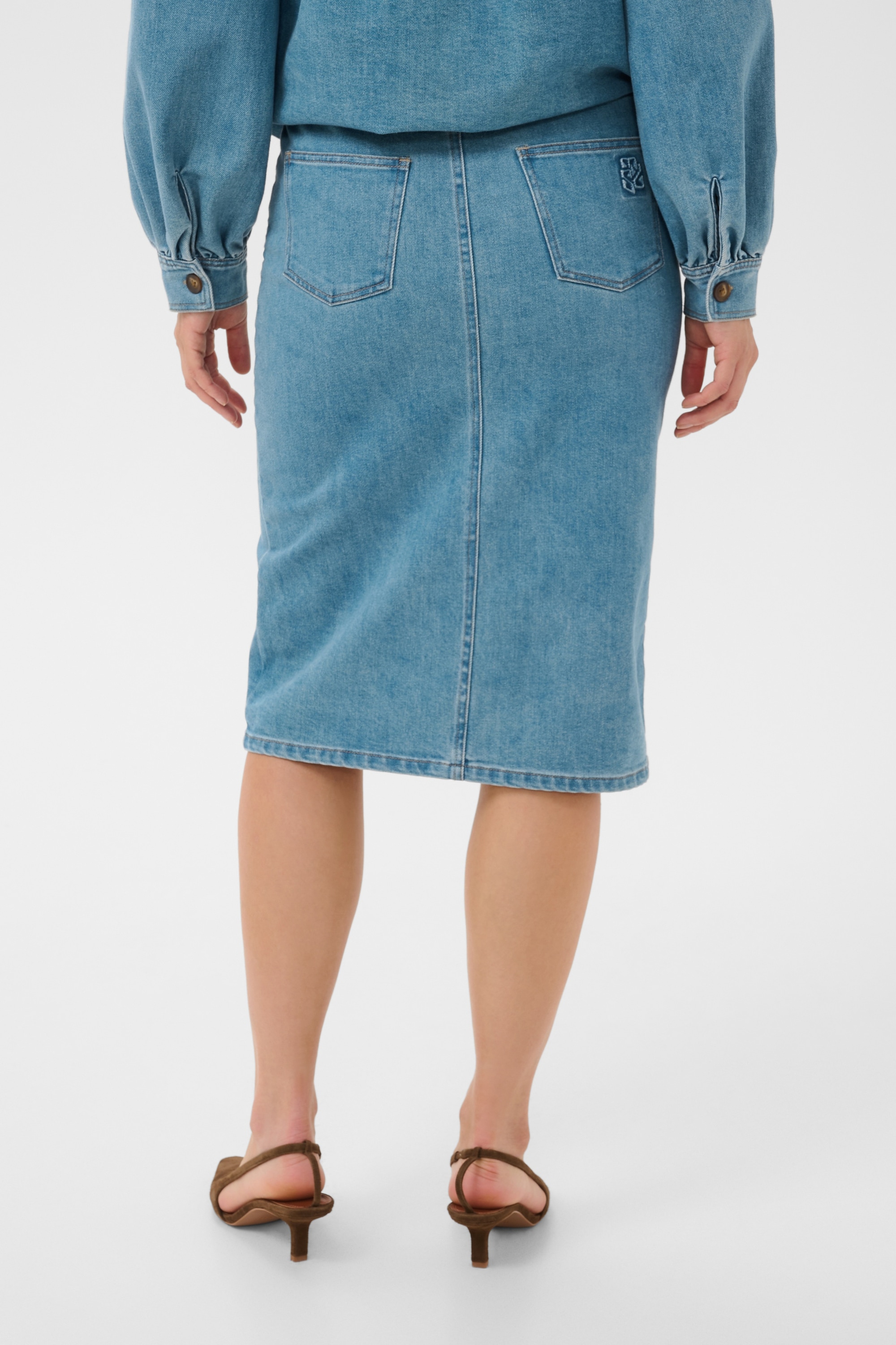 Saint Tropez Jeansrock »Damen Denimrock TeraSZ«