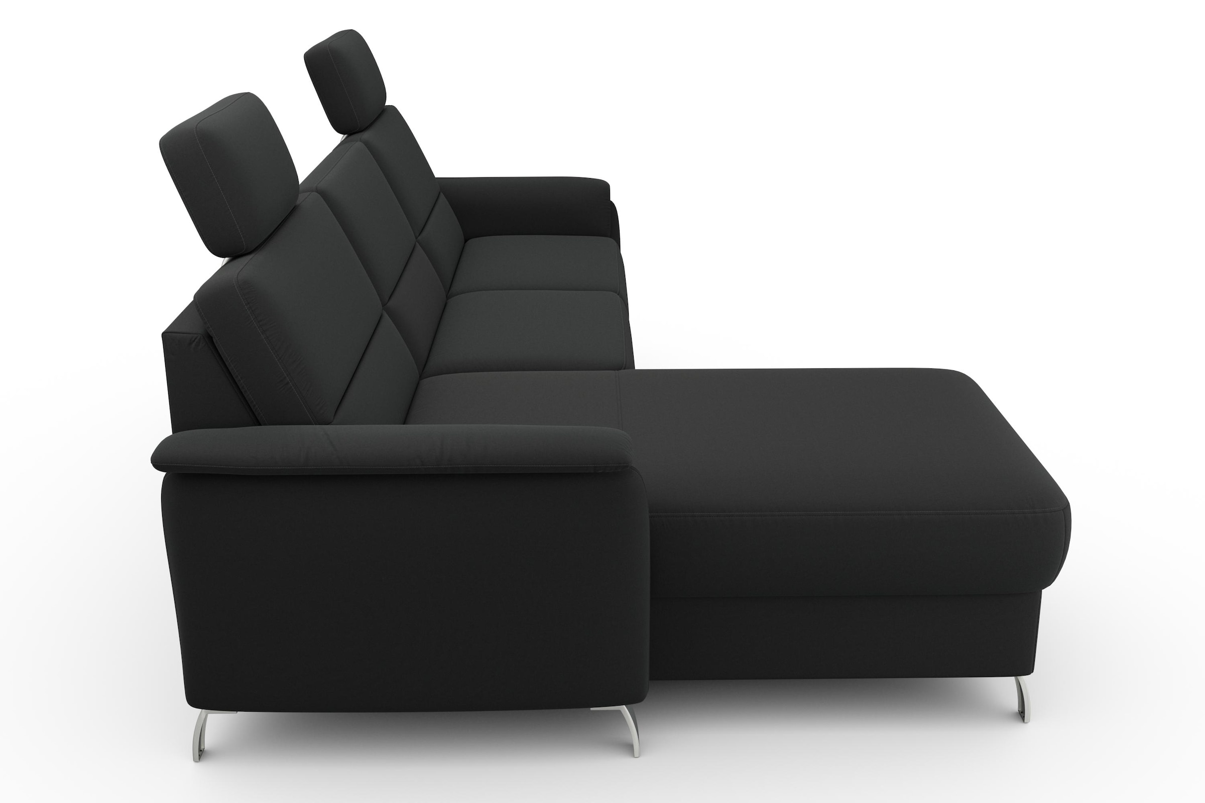 sit&more Ecksofa »Palmera L-Form«, Federkern, wahlweise mit Bettfunktion und mit/ohne Stauraum