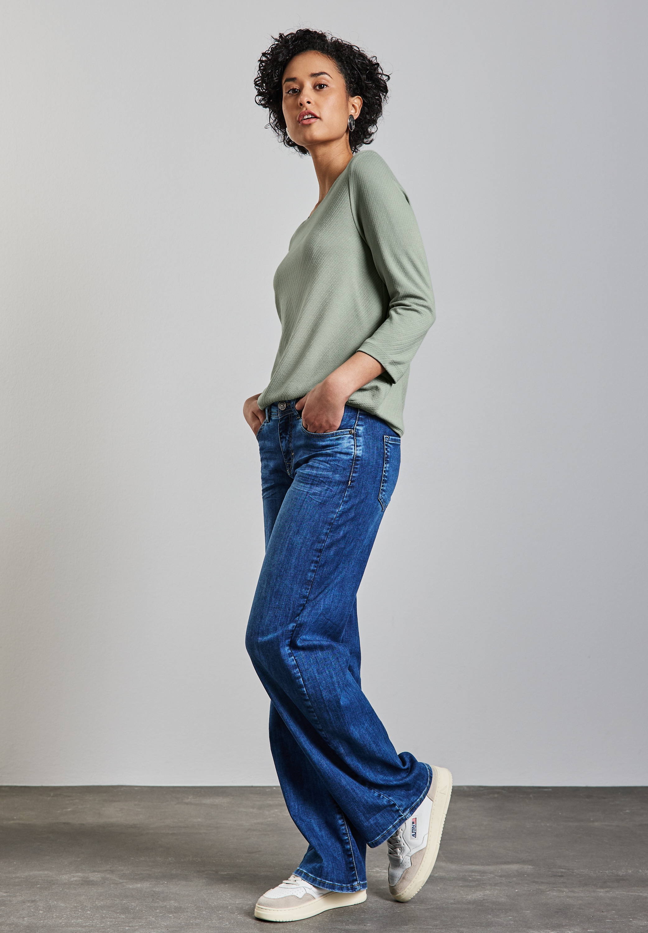 STREET ONE 3/4-Arm-Shirt, mit 3/4 Ärmeln