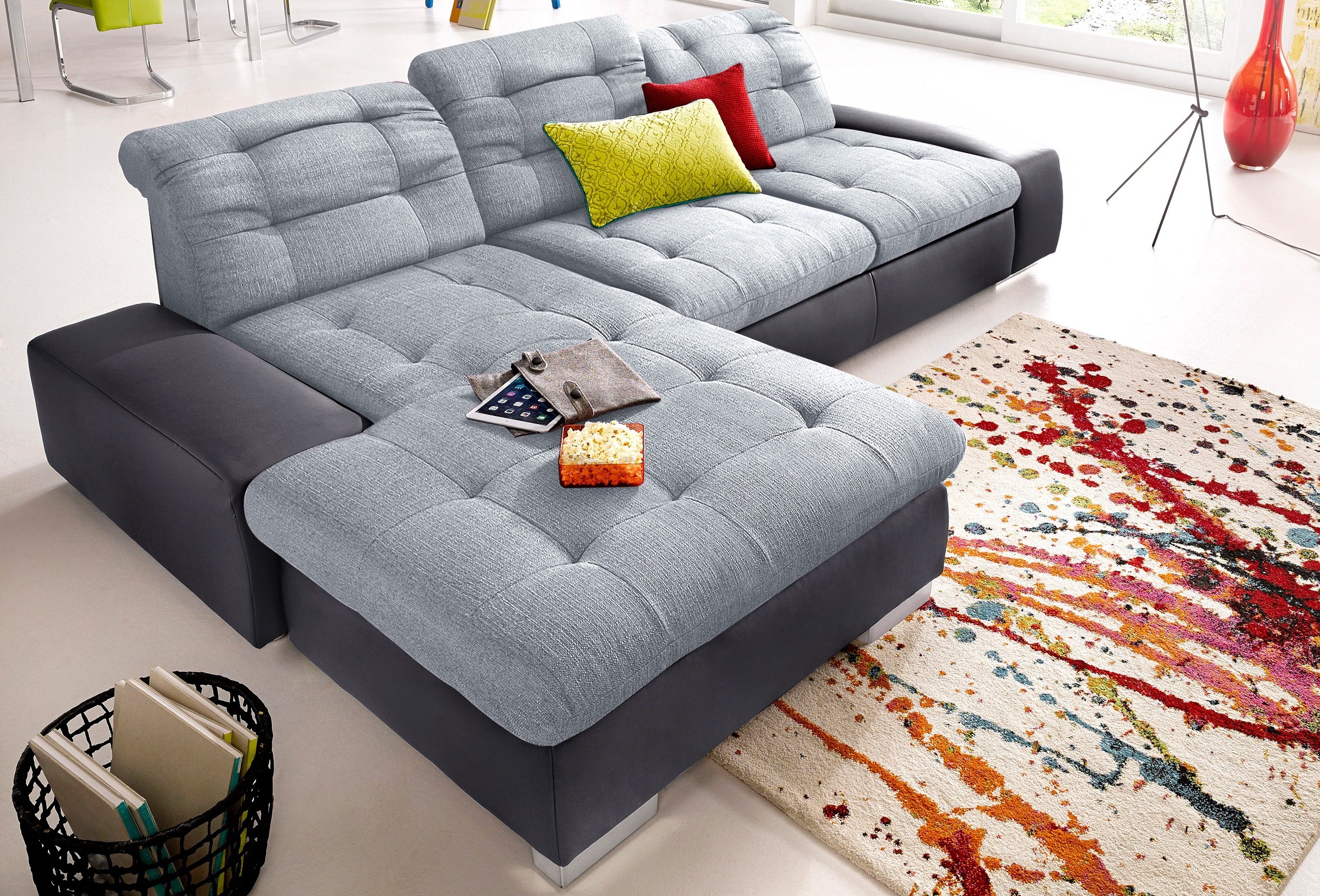 sit&more Ecksofa "Palomino L-Form", wahlweise XL oder XXL und mit Bettfunkt günstig online kaufen