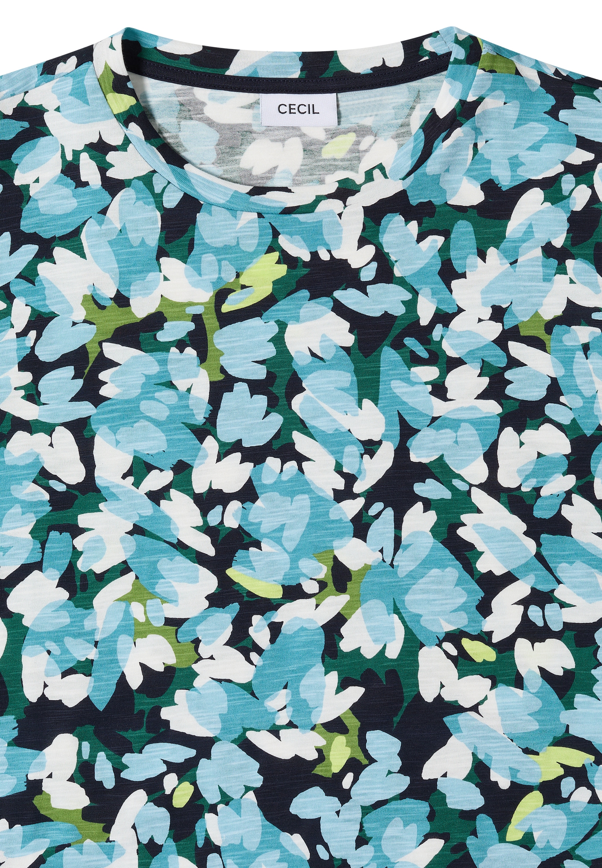 Cecil 3/4-Arm-Shirt mit allover Print