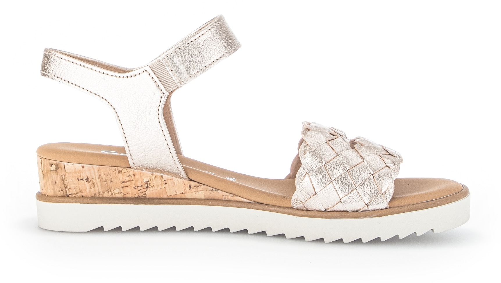 Gabor Sandalette »GENUA«, Sommerschuh, Sandale, Keilabsatz, mit Klettverschluss, Weite G