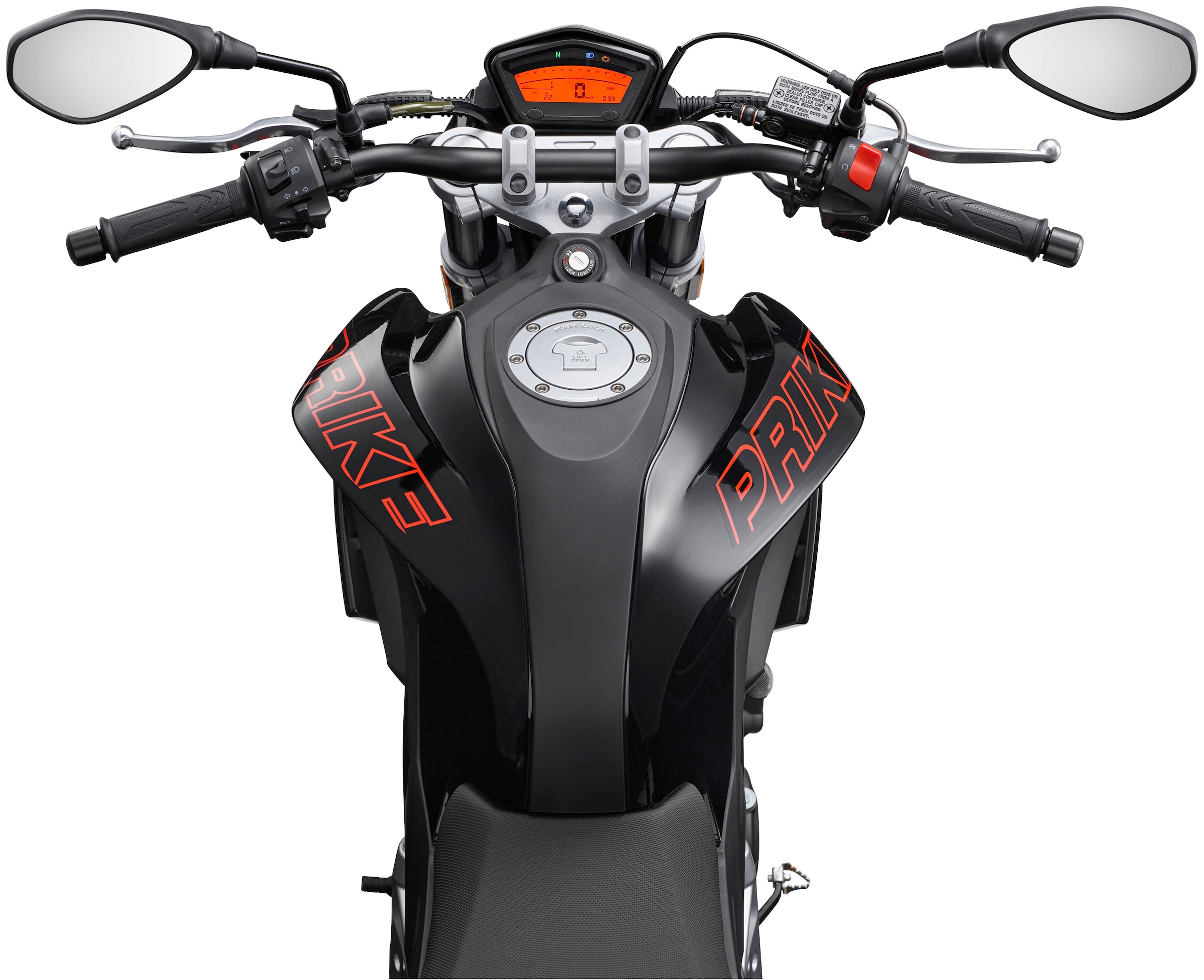 PRIKE Motorrad »PXN 125 Naked«, 125 cm³, 102 km/h, Euro 4, 15 PS | BAUR