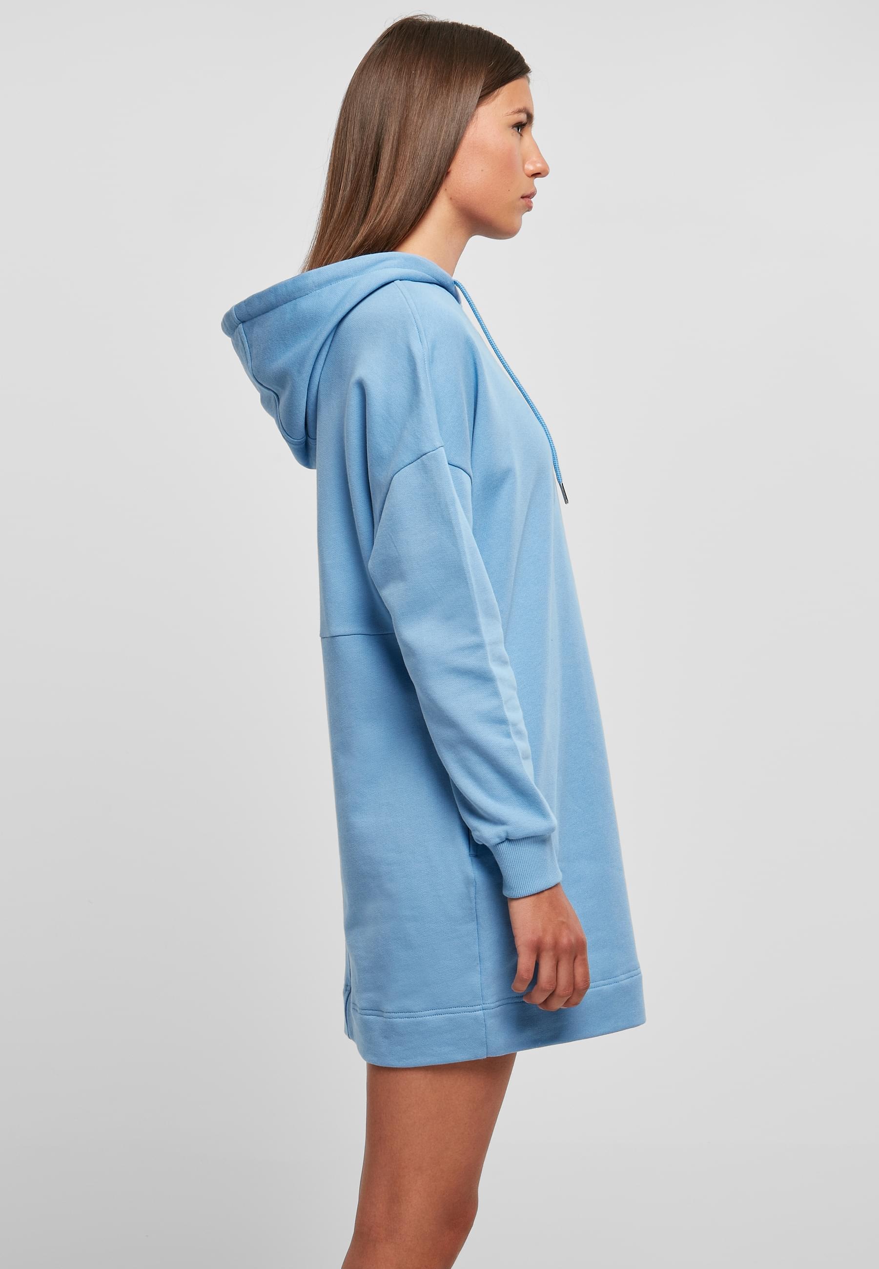 URBAN CLASSICS Shirtkleid »Urban Classics Damen Ladies Organic Oversized Terry Hoody Dress«, (1 tlg.)
