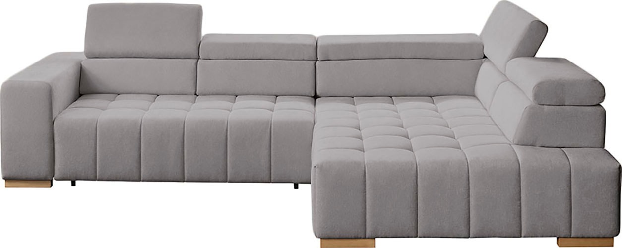 exxpo - sofa fashion Ecksofa "Elianos, hoher Sitzkomfort, aufwendige Kreuzs günstig online kaufen