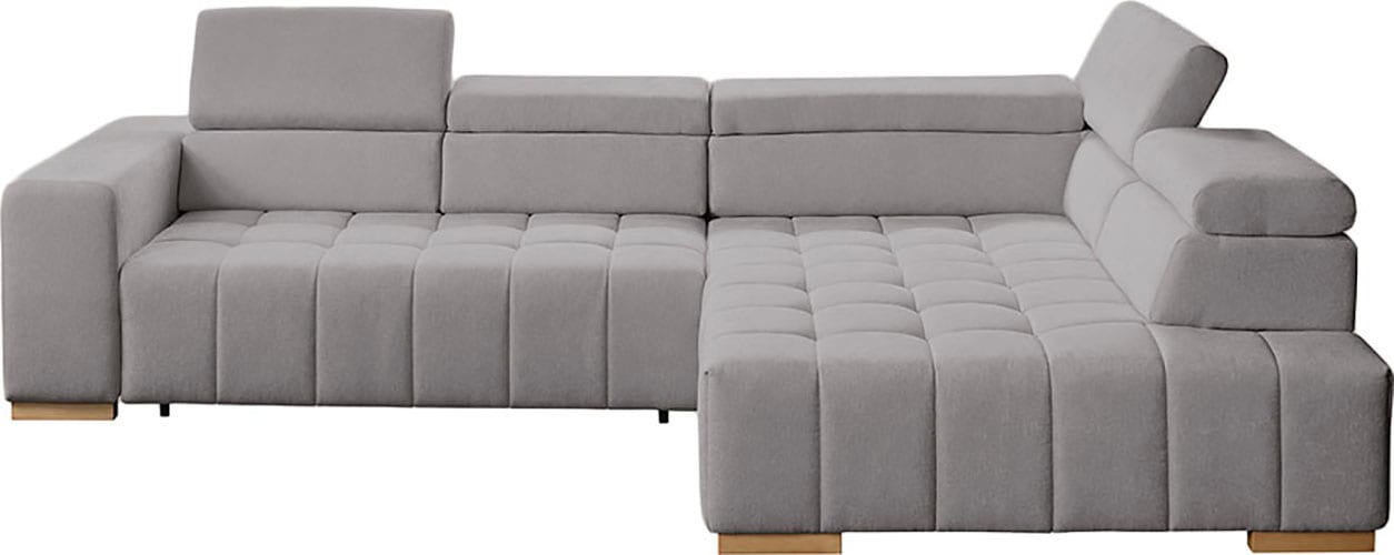 exxpo - sofa fashion Ecksofa "Elianos, hoher Sitzkomfort, aufwendige Kreuzs günstig online kaufen