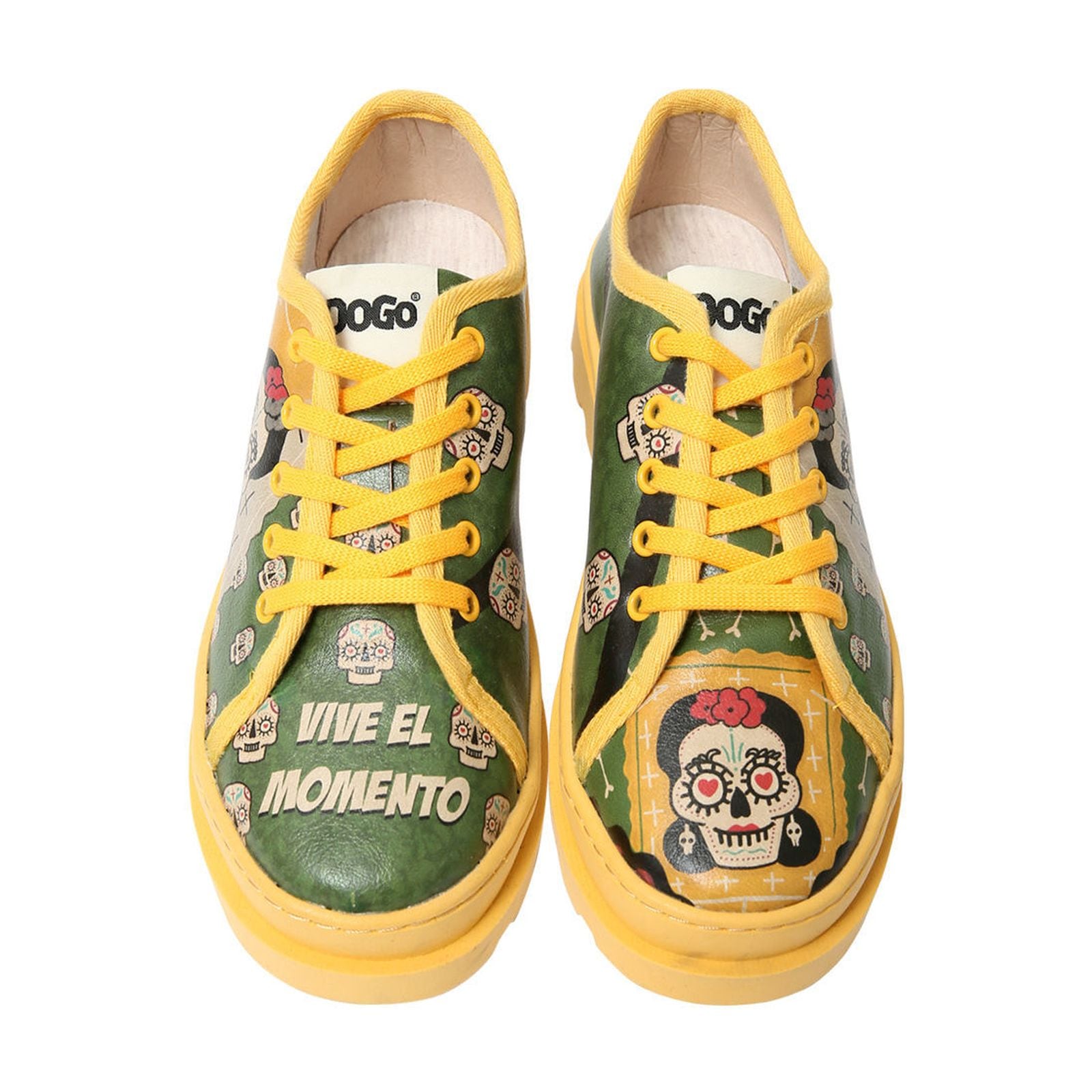 DOGO Schnürschuh »Sugar Skull«, Vegan