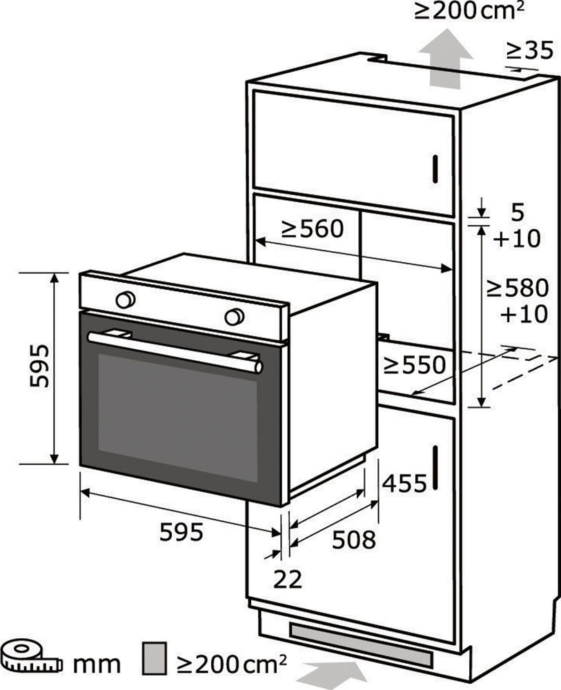 exquisit Einbaubackofen  »EBE255-U-020«