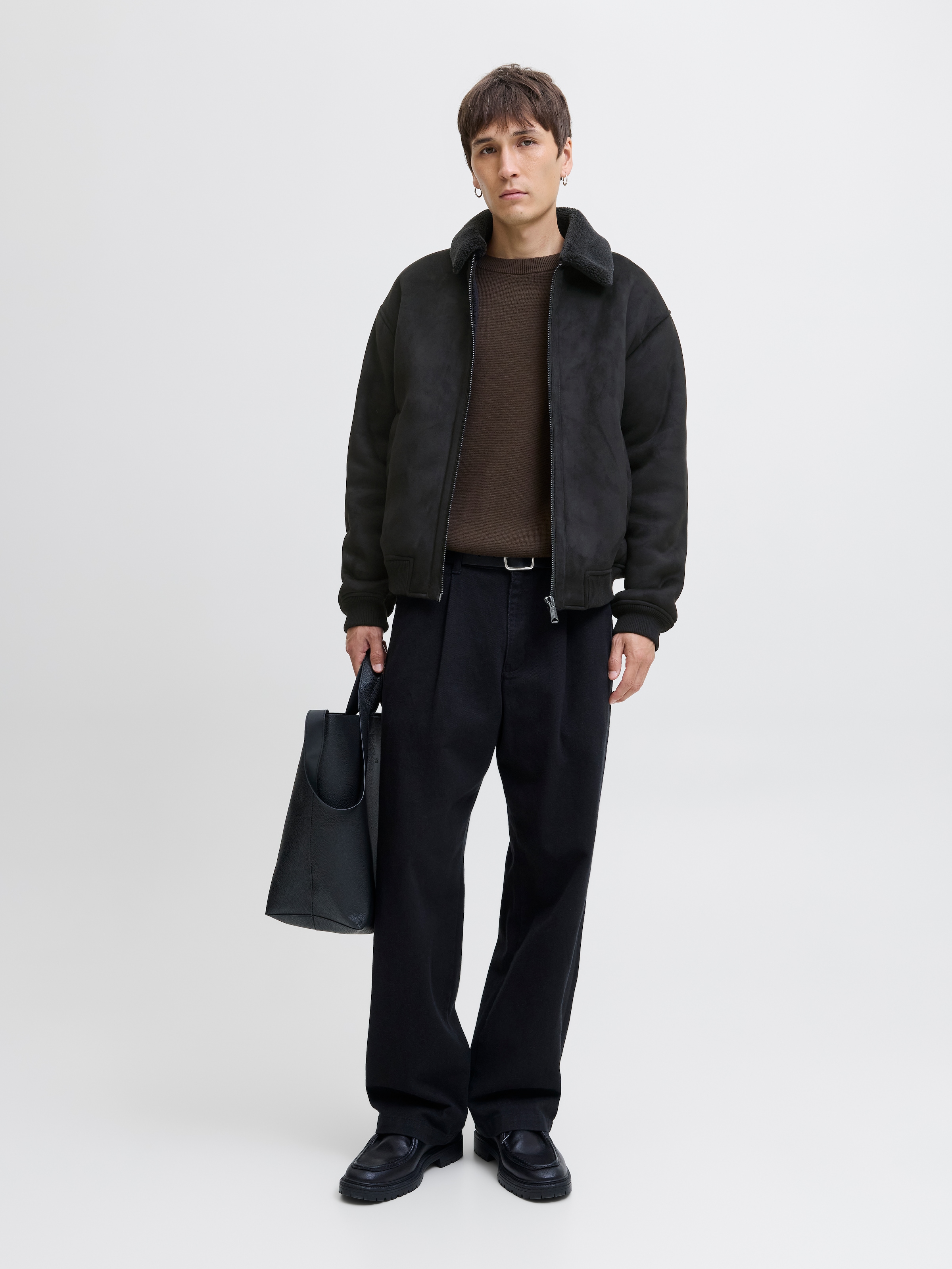 Jack & Jones Bomberjacke »JPRCCLUKE BOMBER JACKET SN« ohne Kapuze