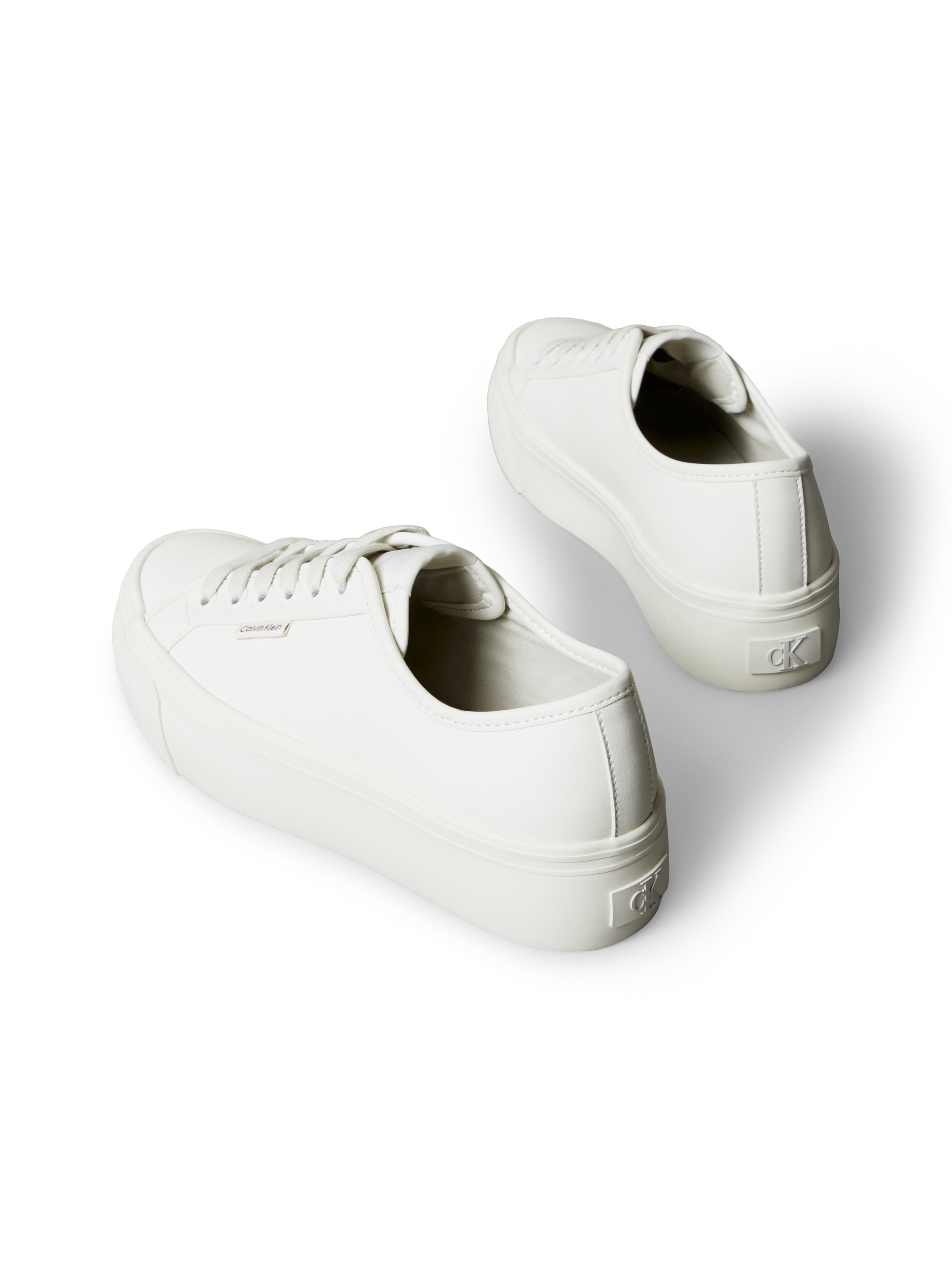 Calvin Klein Jeans Plateausneaker "VULC FLATF LACE UP LTH CK" günstig online kaufen