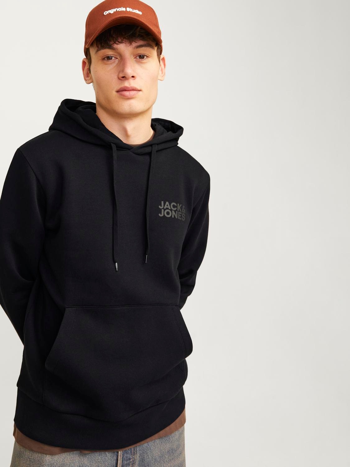 Jack & Jones Kapuzensweatshirt »JJECORP LOGO SWEAT HOOD NOOS«, mit Logo Print