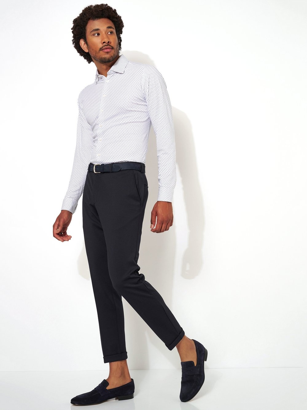 DESOTO Businesshemd »Casual Kent 1/1«, Mit Minimal Print