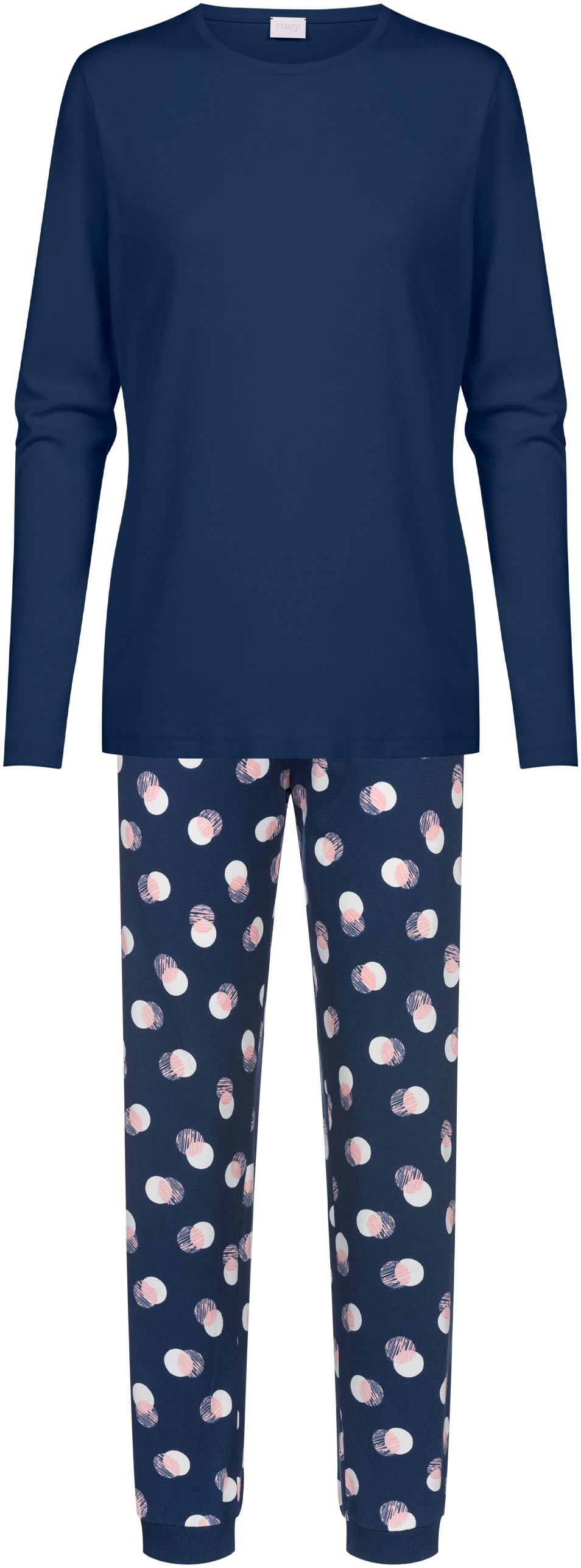 Mey Schlafanzug "Scribbled Dots" 2 Stk. tlg., Baumwolle, modern, bequem, ge günstig online kaufen