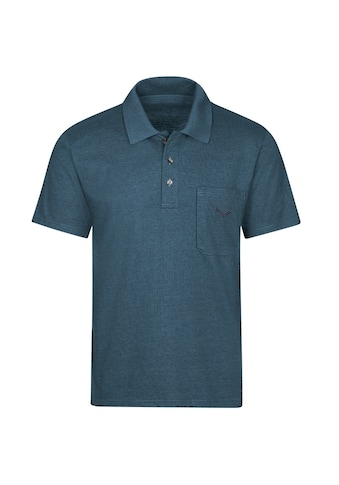 Poloshirt »TRIGEMA Poloshirt aus Single-Jersey«, (1 tlg.)