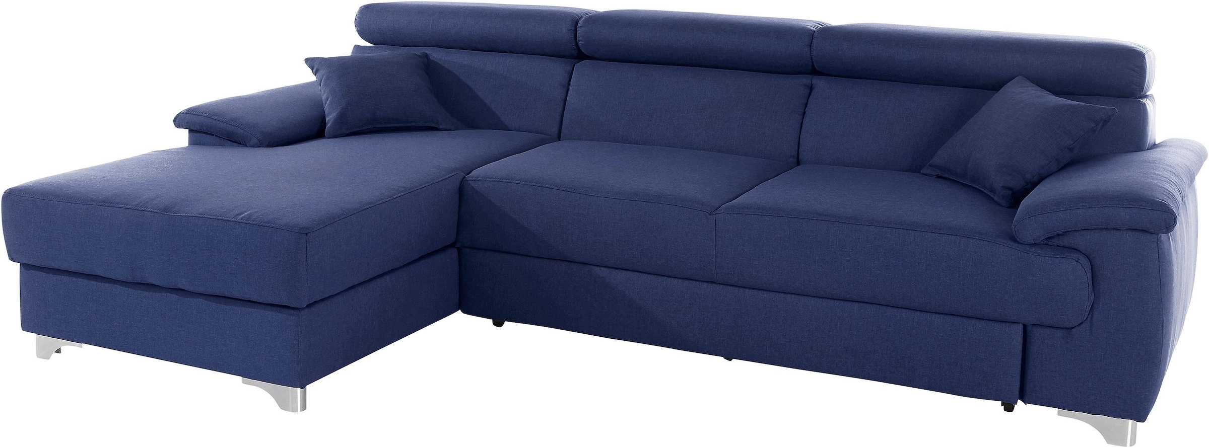DOMO collection Ecksofa "Mira, inklusive Kopfteilverstellung für mehr Wohlf günstig online kaufen