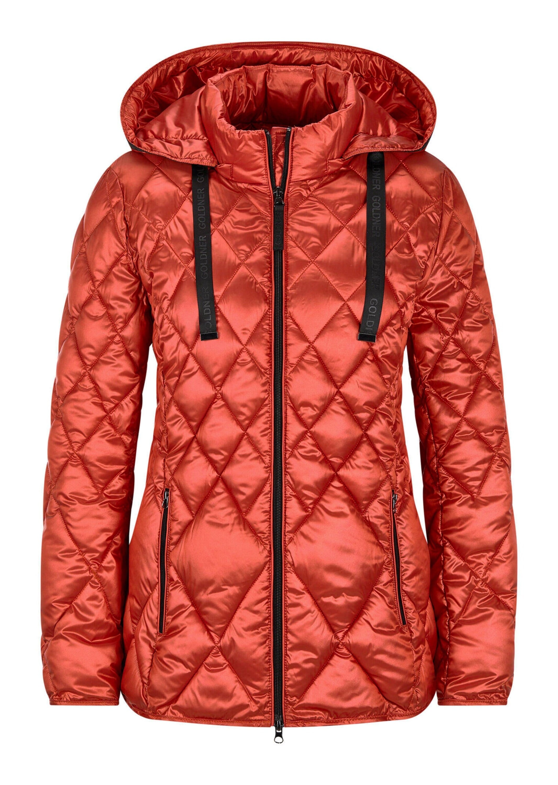 GOLDNER "Winterjacke mit Metallic-Glanz" Besonderer Diamant-Stepp