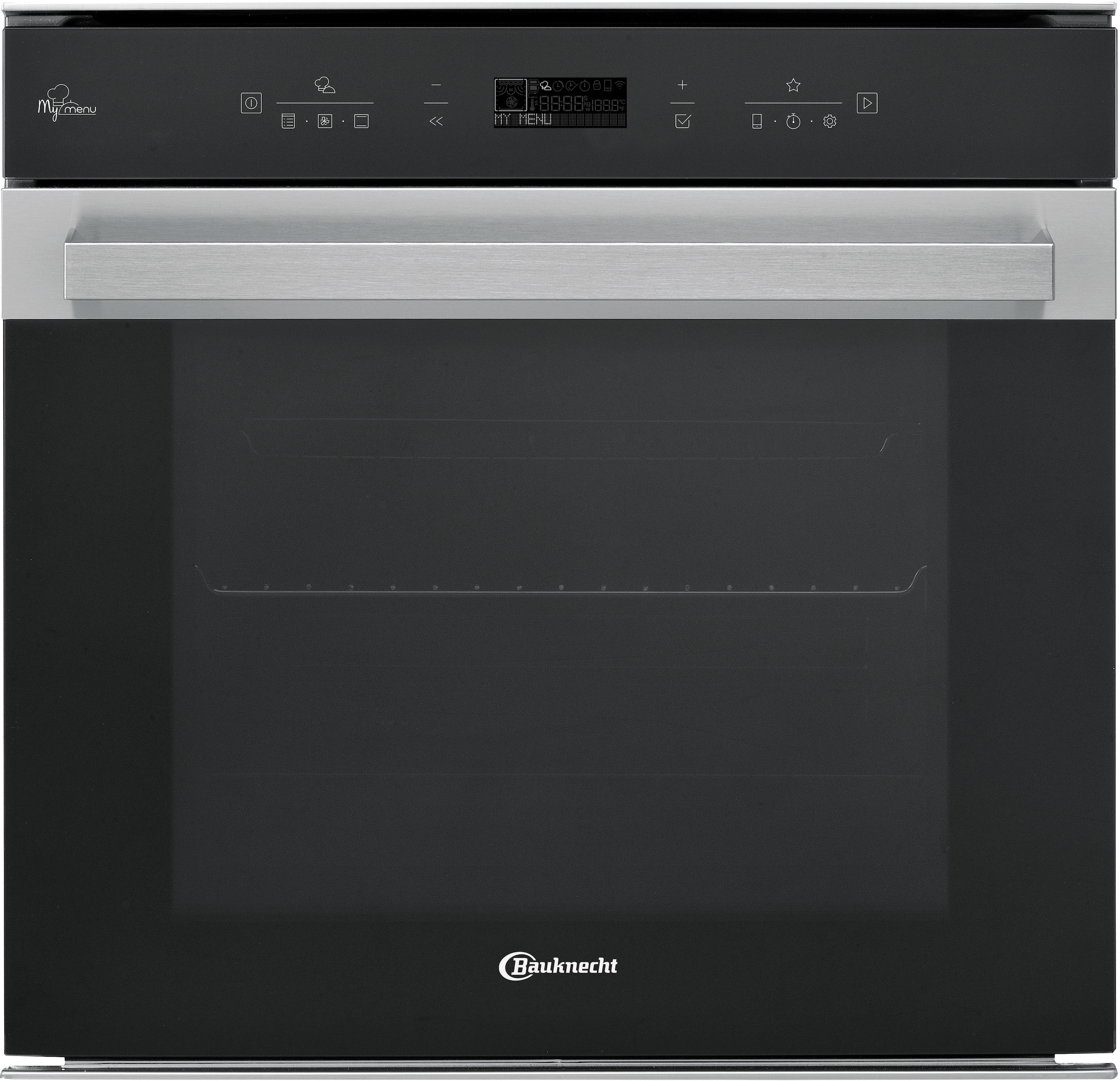 BAUKNECHT Backofen-Set »BIK7 CHC8TS PT«, mit 3-fach-Teleskopauszug, (Set), APP STEUERBAR, HYDROLYSE