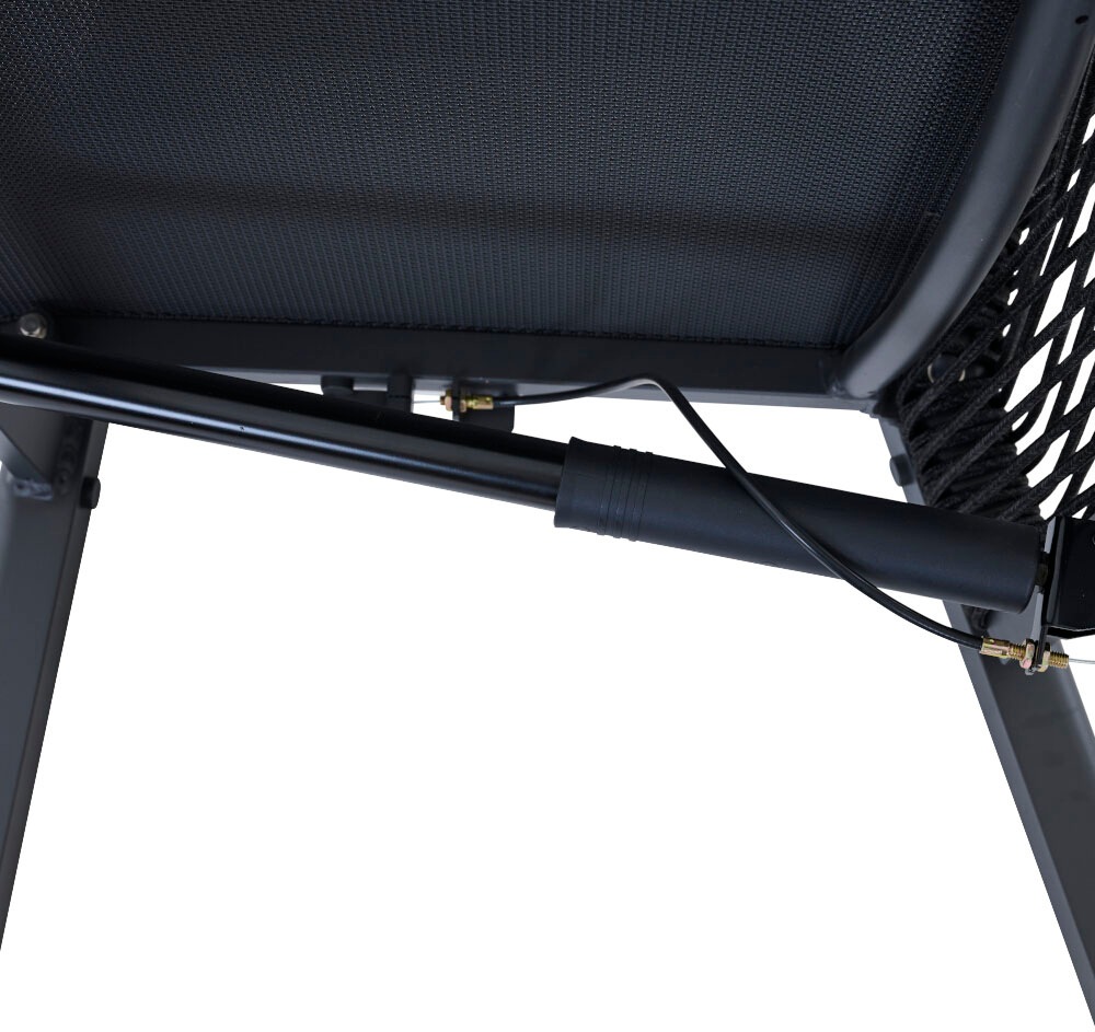 Siena Garden Gartensessel »BOLOGNA Move Sessel« Aluminiumgestell, Rope Geflecht, Armlehnen aus Teak FSC 100%