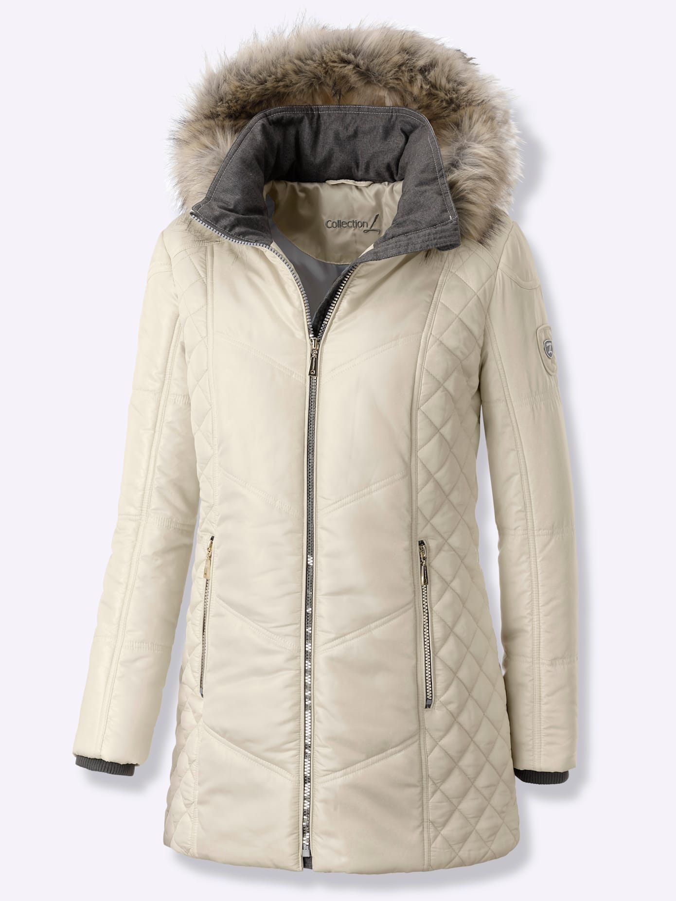 Casual Looks Steppjacke mit Kapuze