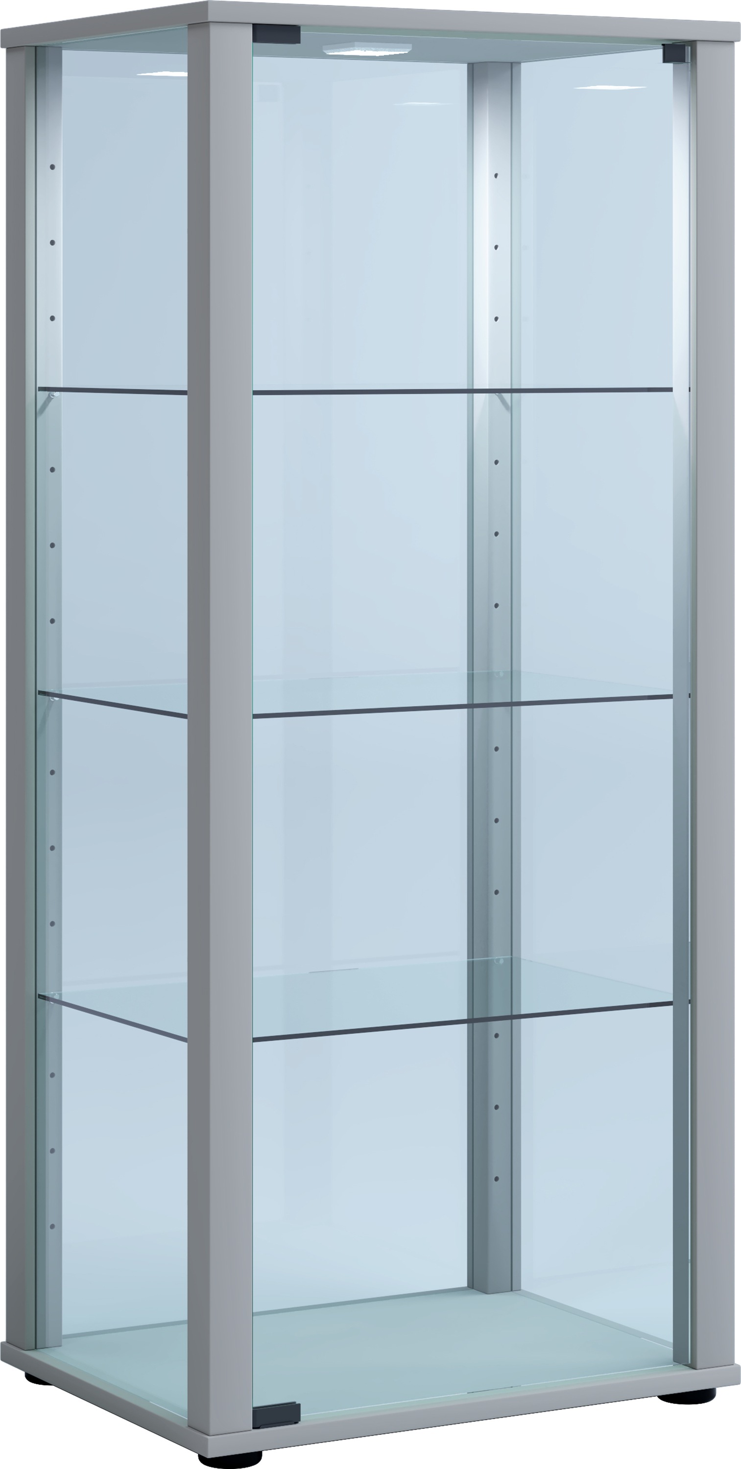 VCM Standvitrine »Holz Glas Stand Vitrine Sammelvitrine Kavisa M«