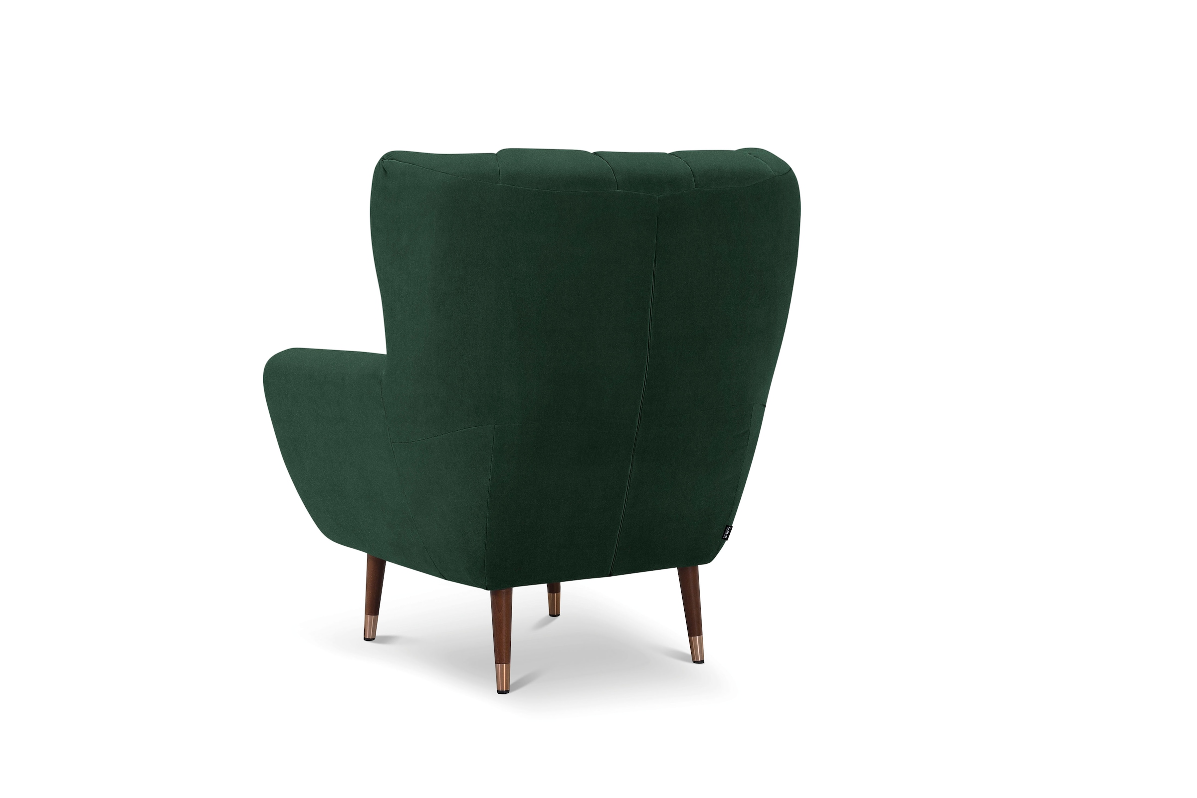 exxpo - sofa fashion Sessel »Polly, Ohrensessel, Loungesessel«, bequem mit hoher Rückenlehne, hohe Füße, hochwertige Bezüge