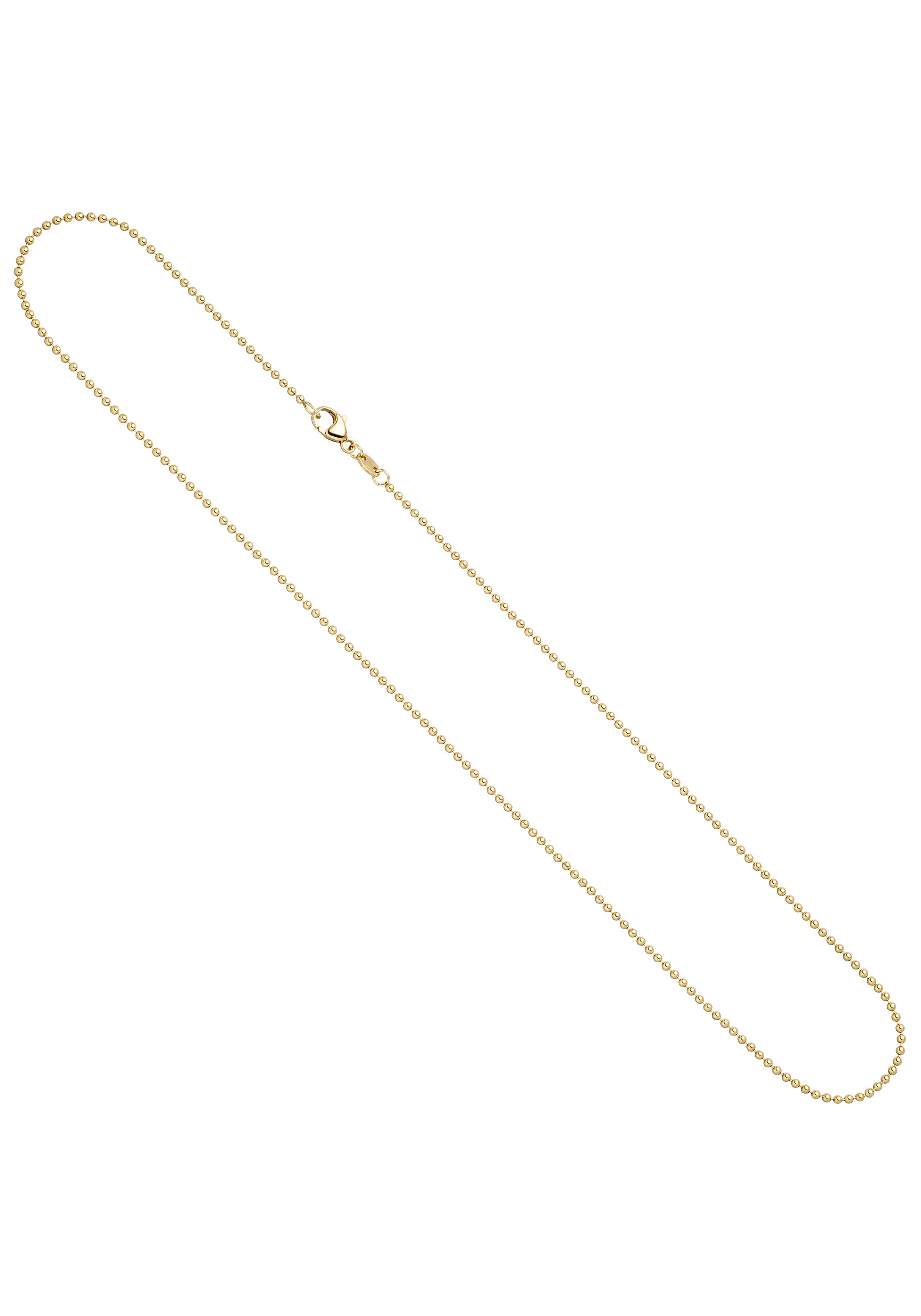 JOBO Goldkette, Kugelkette 585 Gold 42 cm 1,5 mm