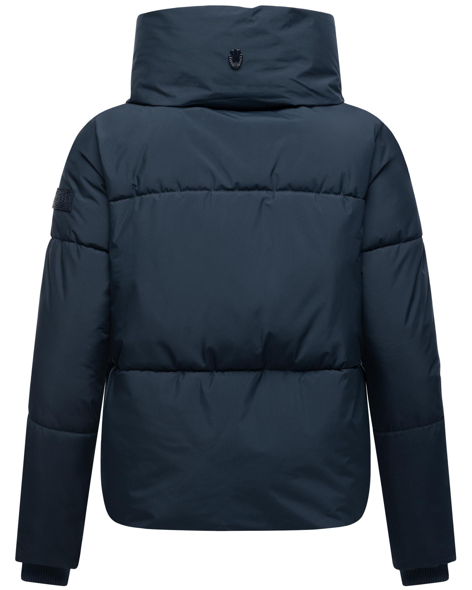 Thumbnail - Navahoo Outdoorjacke "Traumelfe 14" ohne Kapuze Winter Steppjacke mit hohem Kragen