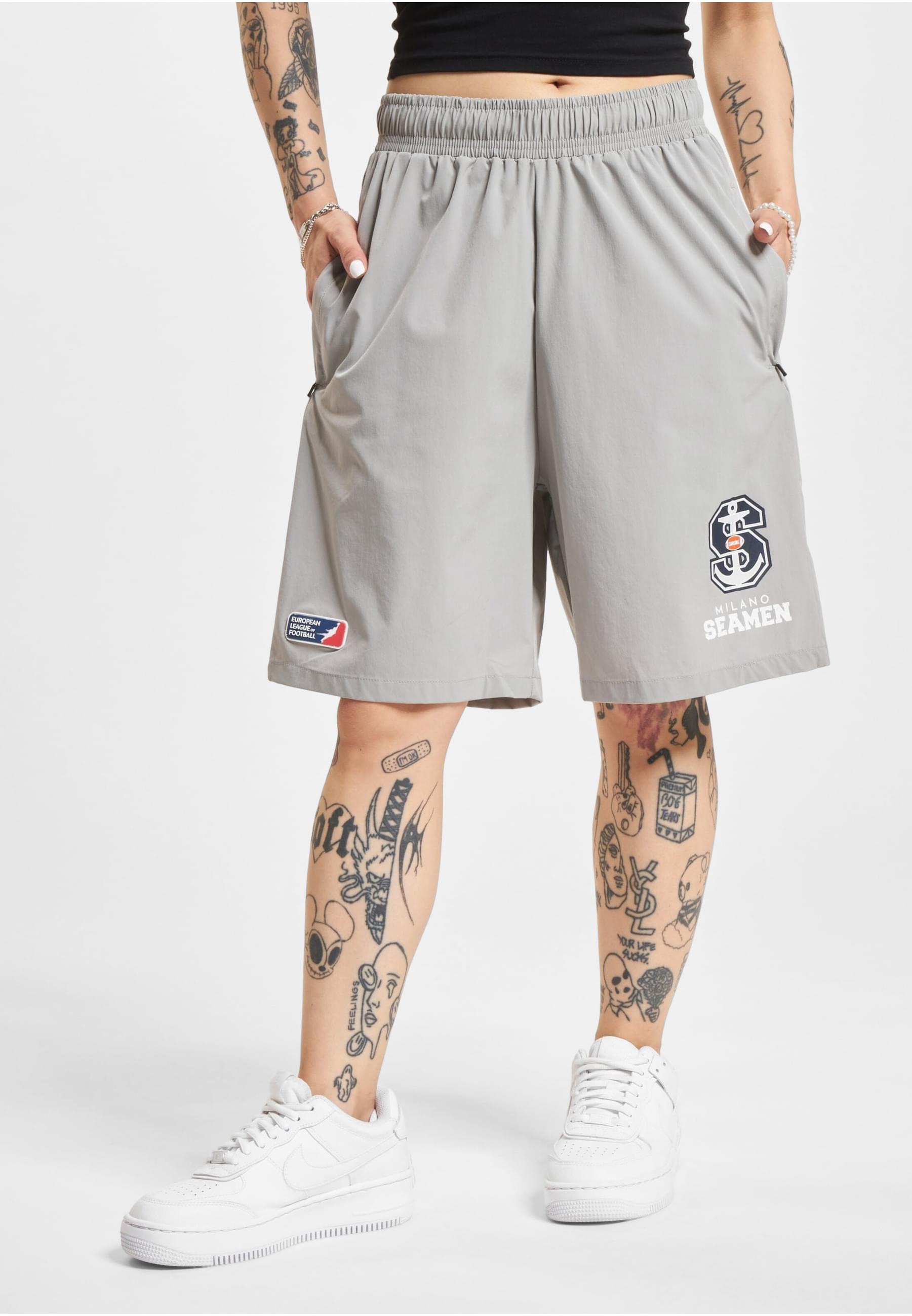 DEF Shorts »DEF DefShop x European League of Football Milano Seamen 2 Shorts«, (1 tlg.)
