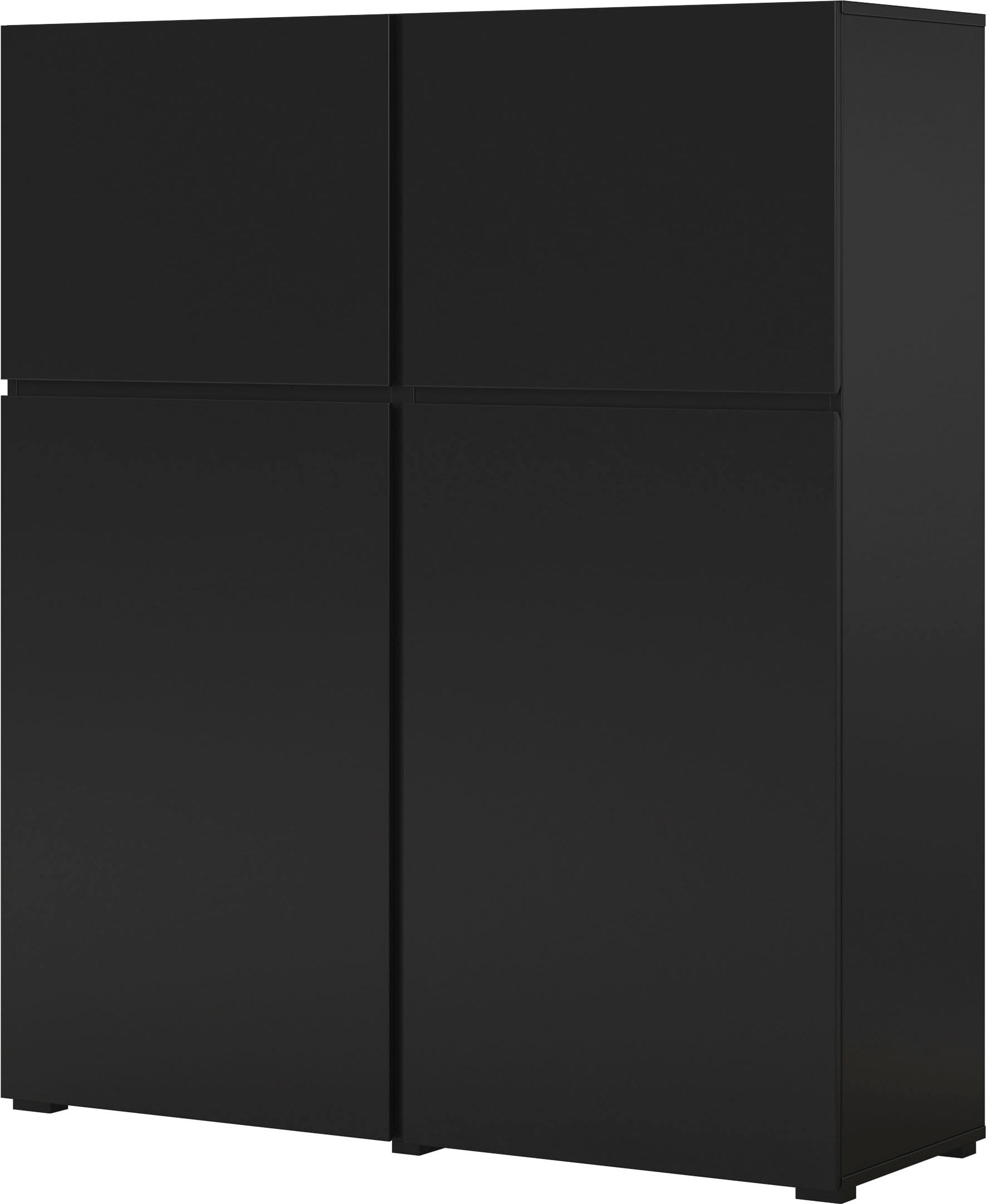 OTTO home Highboard "Cross, moderne grifflose Hochkommode mit 4 Türen,Türko günstig online kaufen