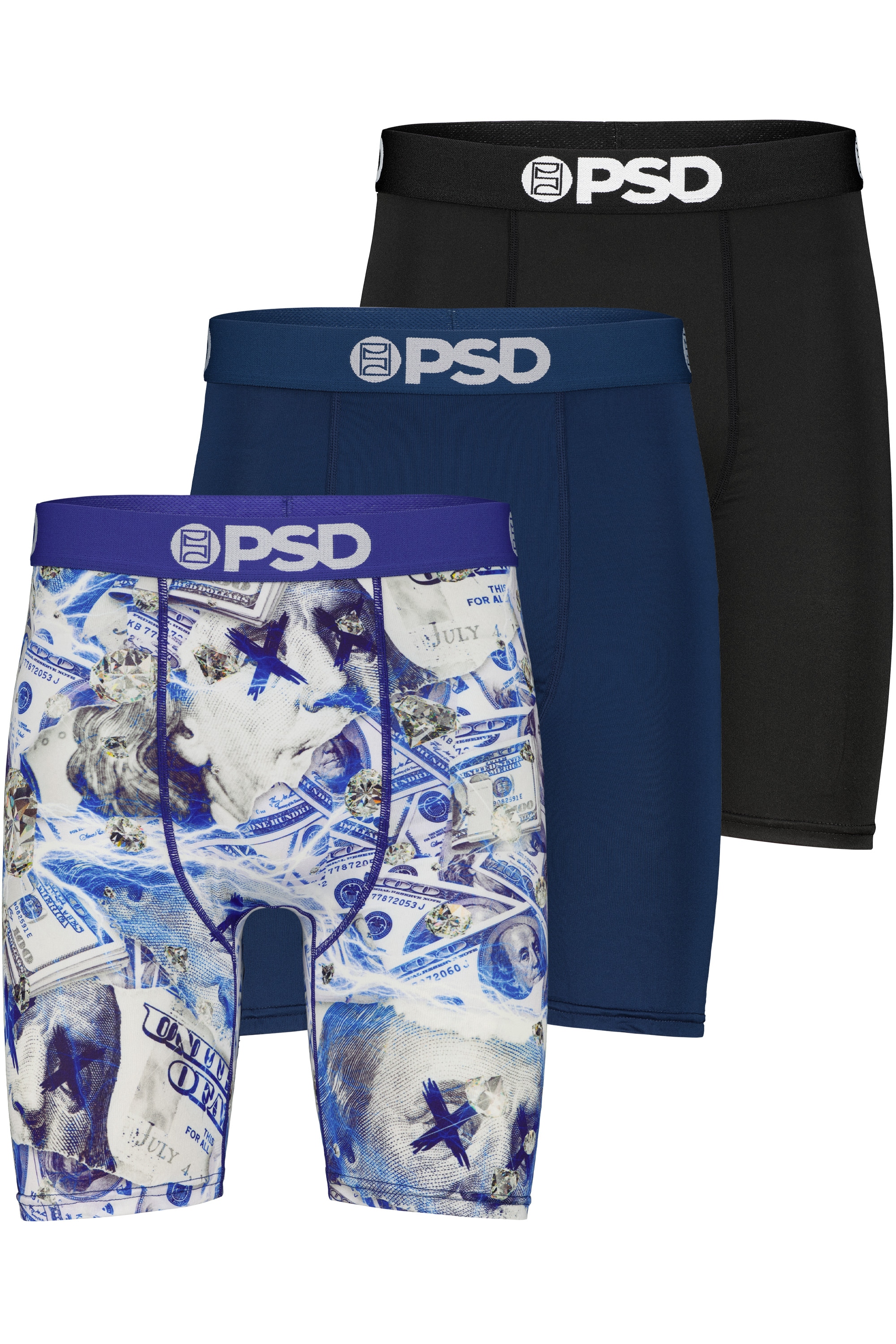 PSD Boxershorts "3 PACK - BLU HUNNED Herren"