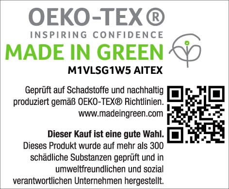 OTTO products Wendebettwäsche »Anna 1 aus Streifen (2 Bettwäsche Gr. BAUR nachhaltige in 135x200 bestellen cm«, oder mit tlg.), Bio-Baumwolle, Bettwäsche | 155x220