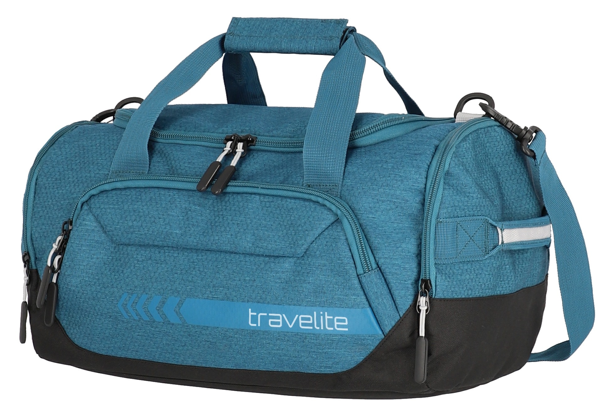 travelite Schultertasche »KICK OFF Reisetasche S«, Reisegepäck Sporttasche Handgepäck Freizeittasche Aufsteckfunktion