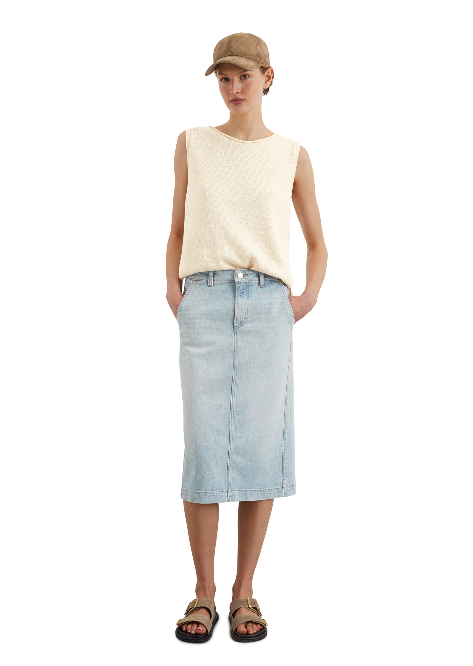 Marc O'Polo Jeansrock »aus Baumwolle-Lyocell-Stretch«
