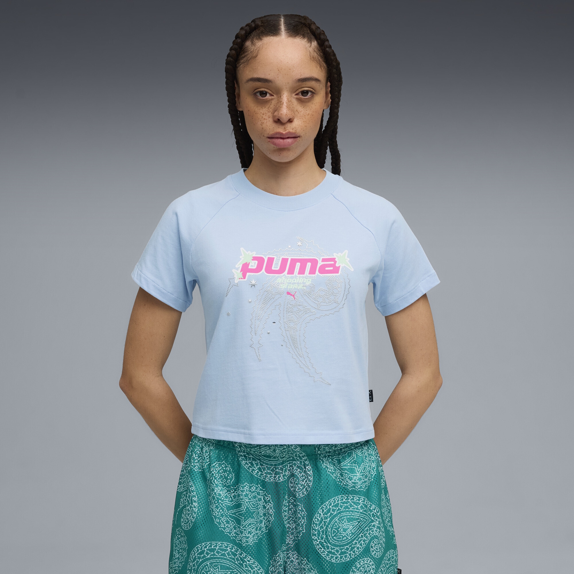 PUMA Trainingsshirt »Shooting Stars T-Shirt Damen«