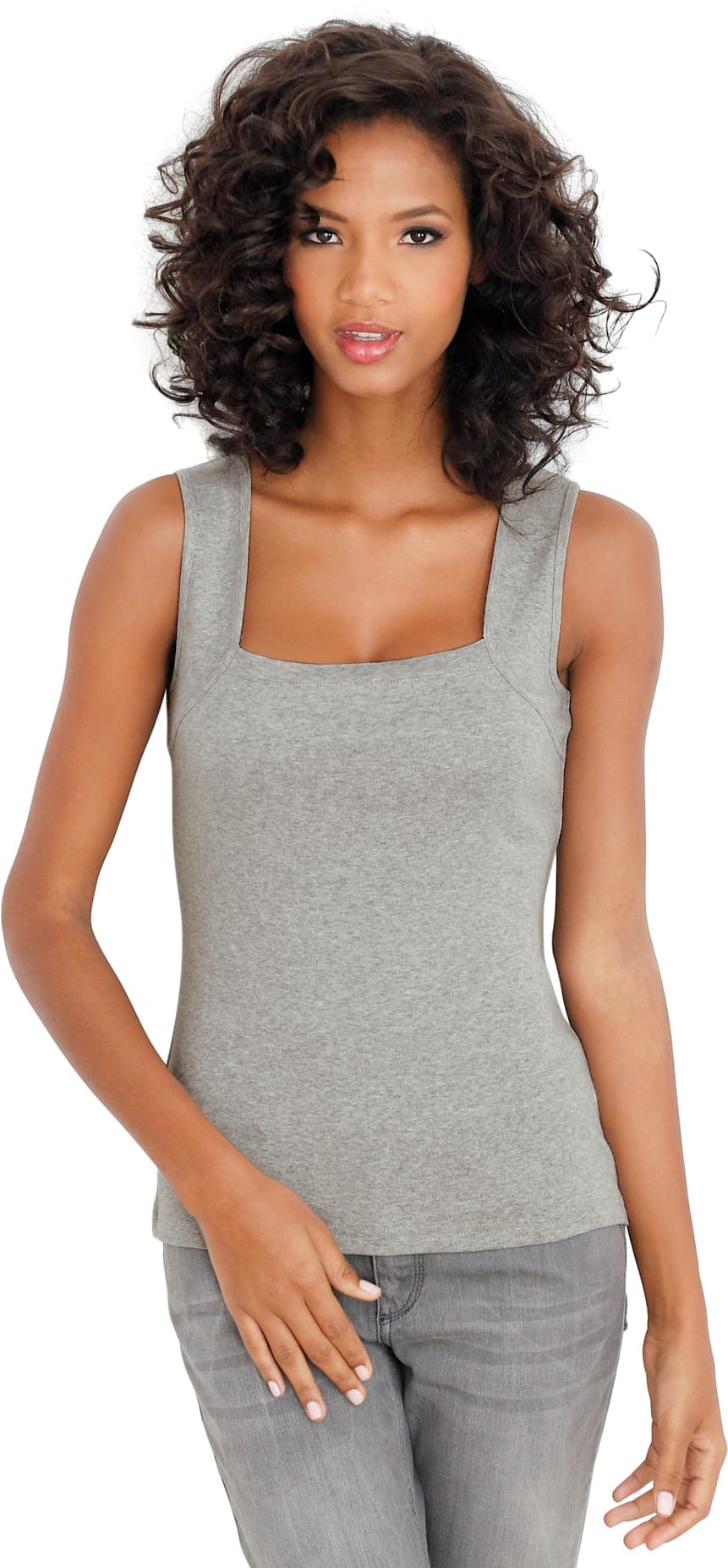 Heine CASUAL Top met carréhals