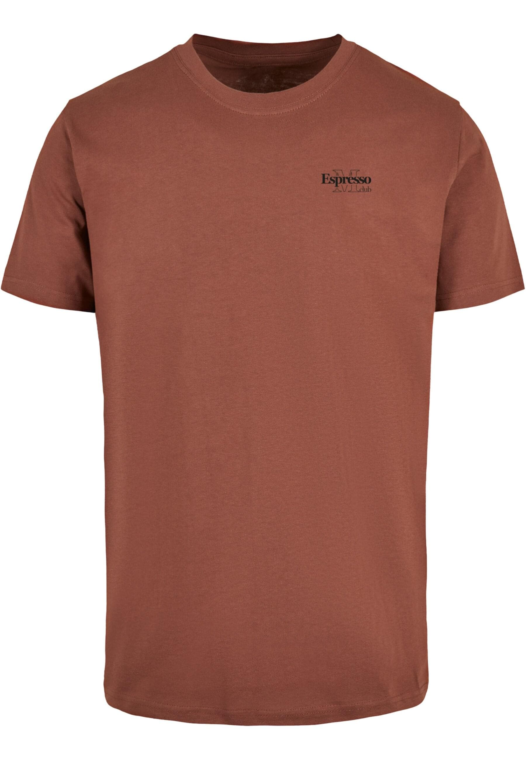 MisterTee T-Shirt "MisterTee Herren Espresso M Club Tee" 1 Stk. tlg. günstig online kaufen