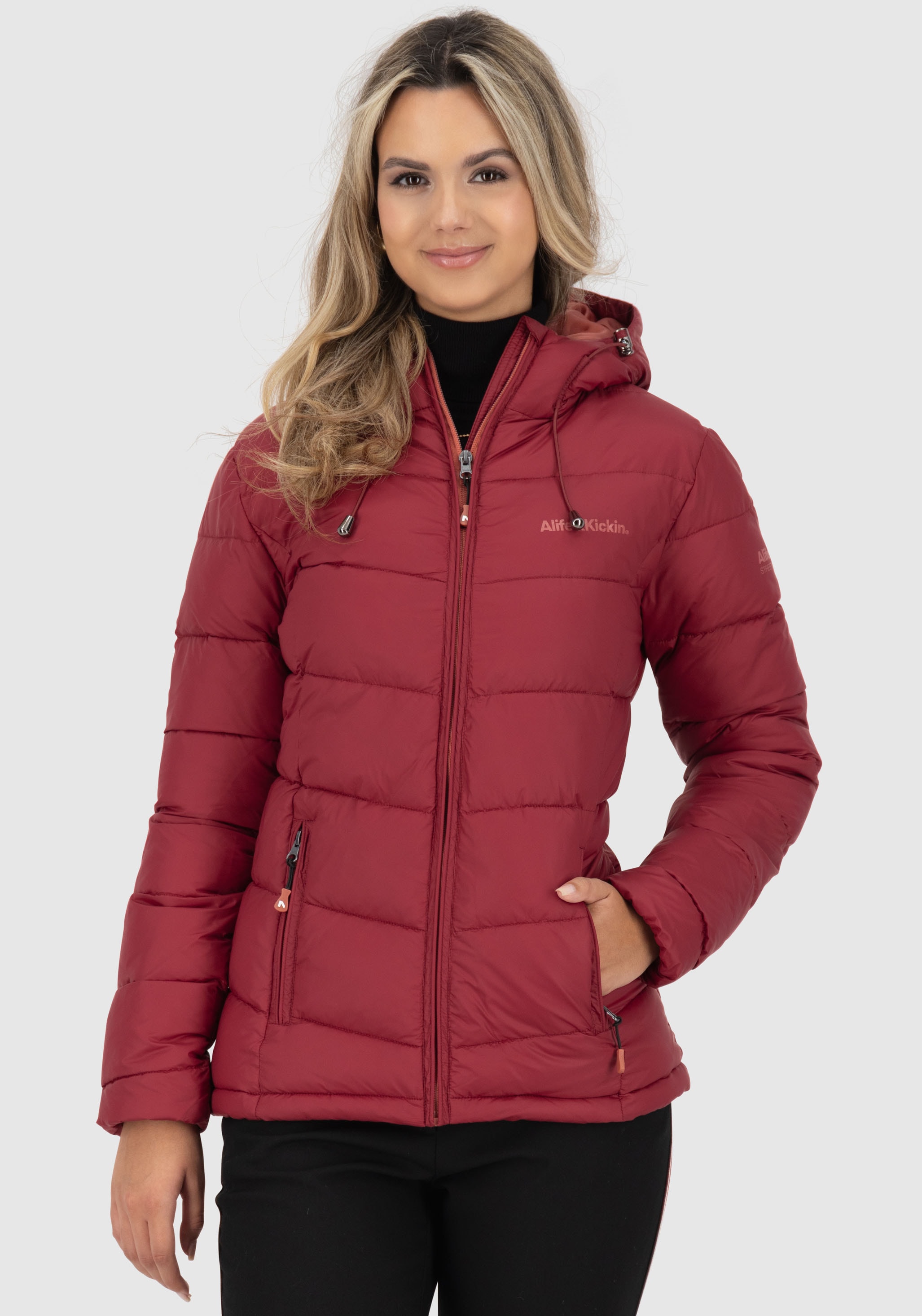 Steppjacke »AndriaAK«, mit Kapuze, leichte, taillierte Übergangsjacke mit breiter...