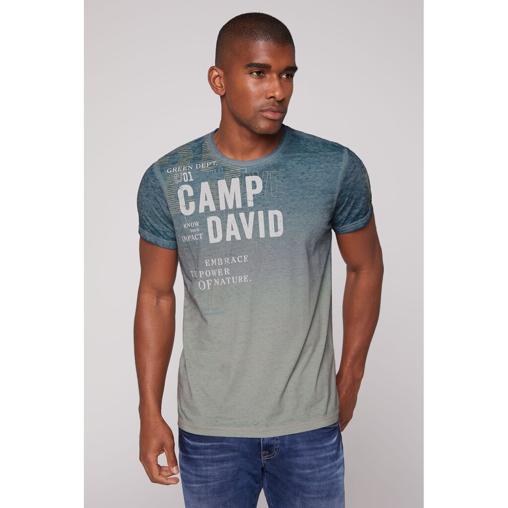 CAMP DAVID Rundhalsshirt