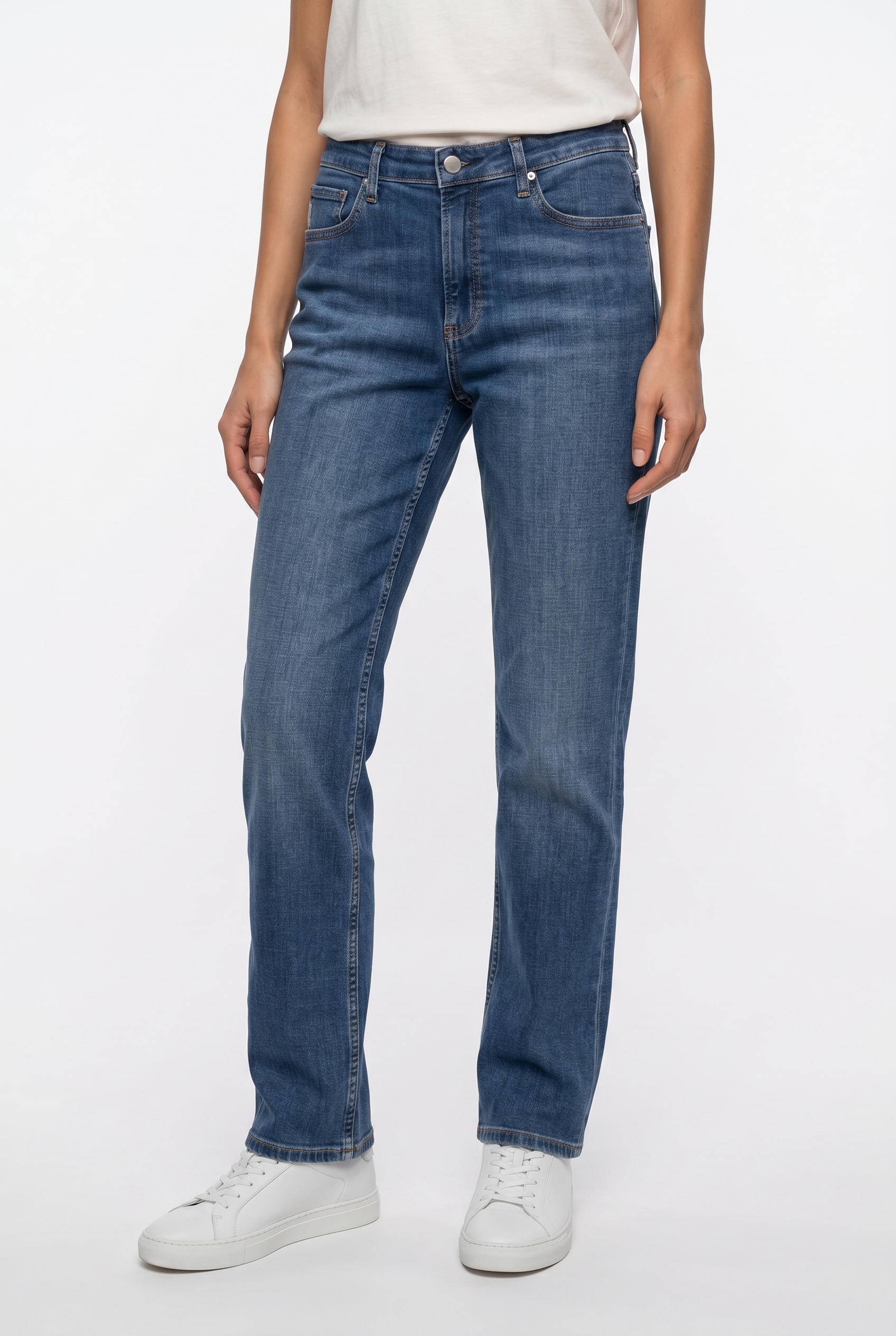Marc OPolo DENIM Gerade Jeans Model Olina straight aus hochwertigem Baumwoll-Stretch