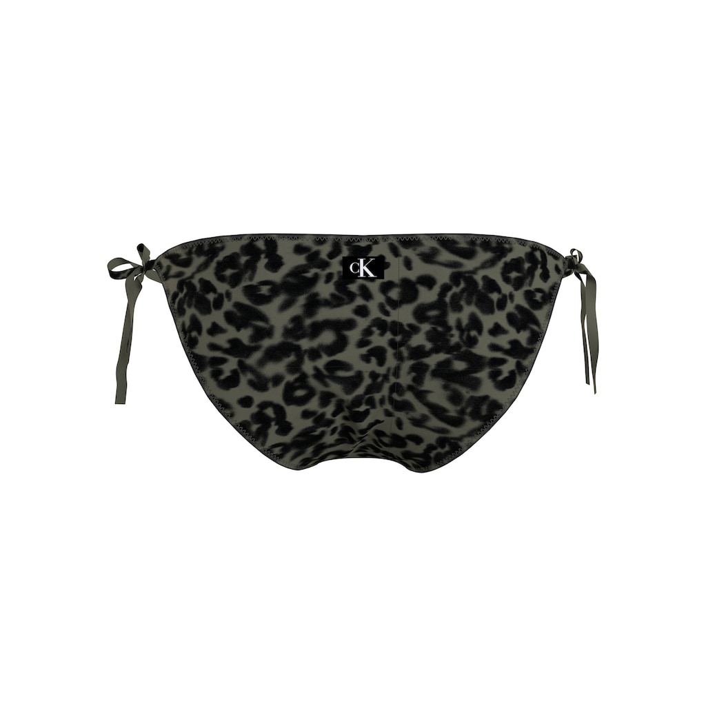 Calvin Klein Swimwear Bikini-Hose »STRING SIDE TIE-PRINT«