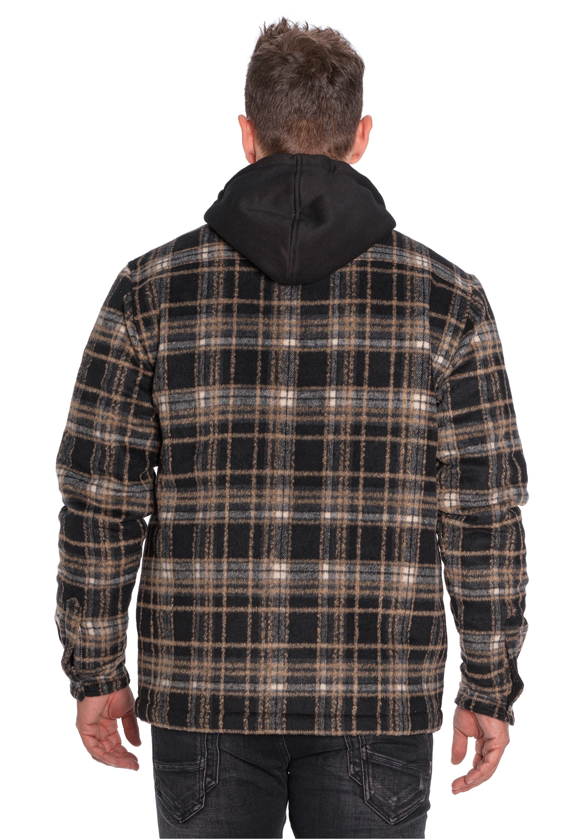 Le Temps Des Cerises Outdoorjacke »TIMAL«, in trendigem Karo-Design